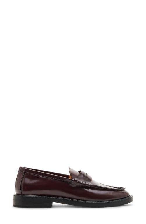 Steve MaddenMADISON レザー ローファー　レッド MADISON Red Leather Women's Penny Loafer – Steve Madden