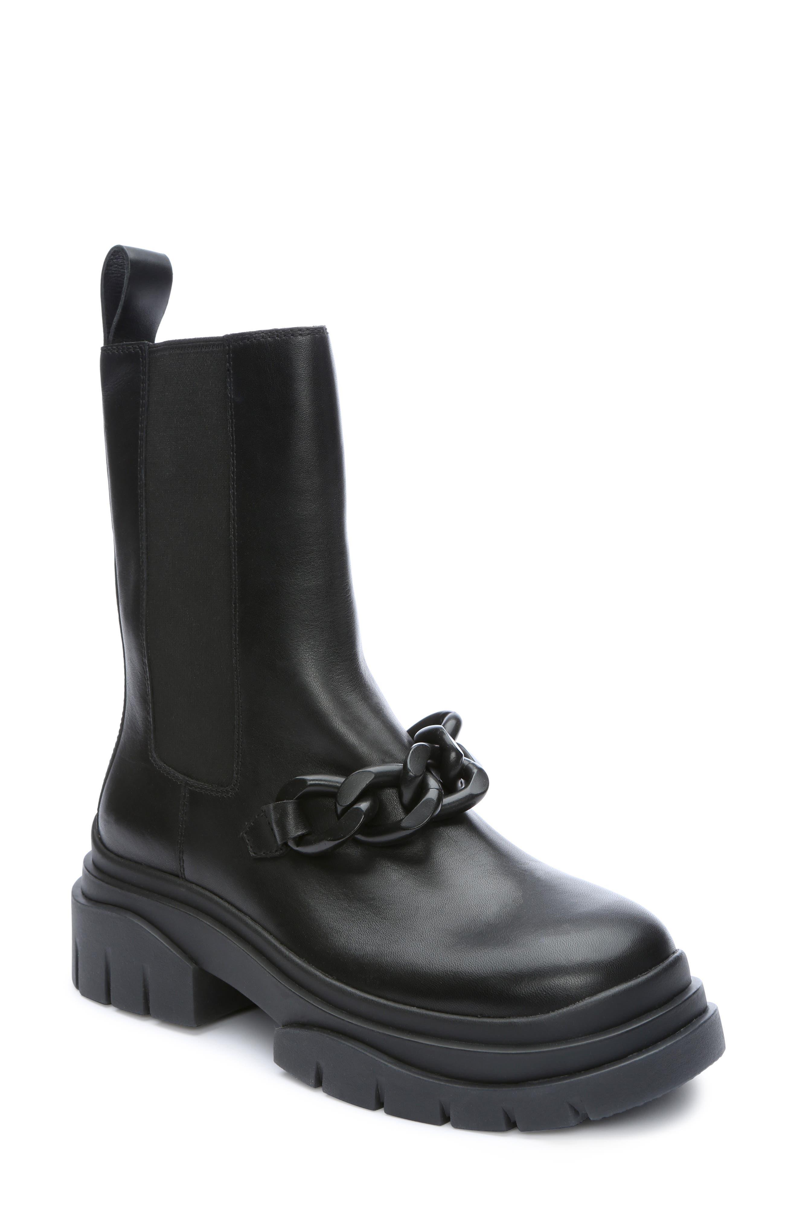 Ash Squall Chain Chelsea Boot in Black Lyst