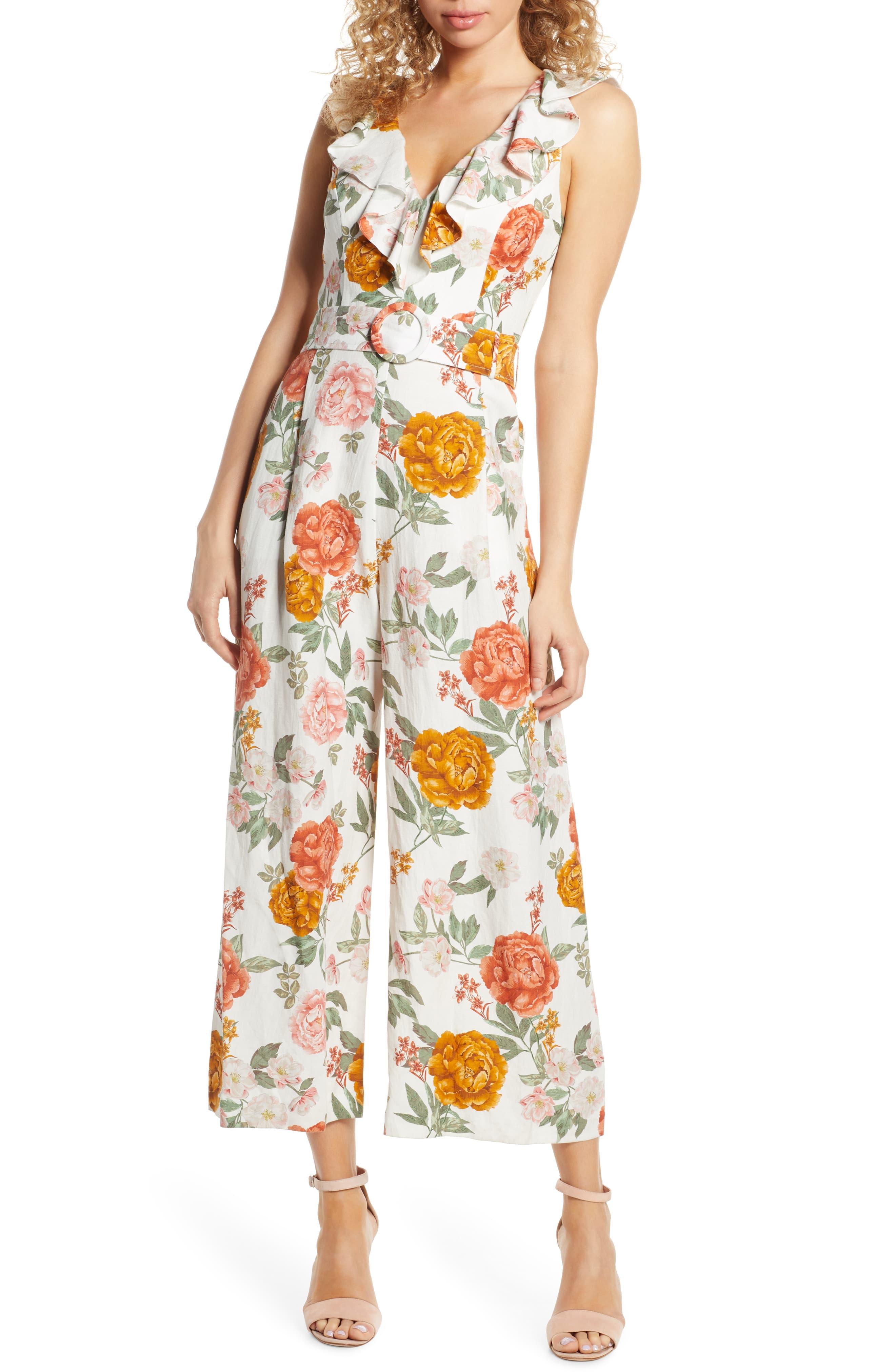 forever new floral jumpsuit