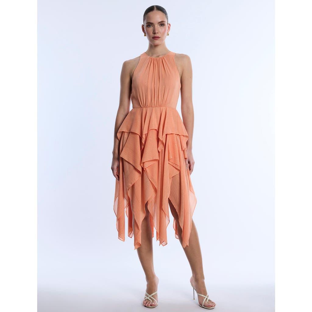 bcbg orange lace dress BCBGMAXAZRIA Womens Lace Maxi Evening Dress Orange 2 : Amazon.ca: Clothing, Shoes & Accessories