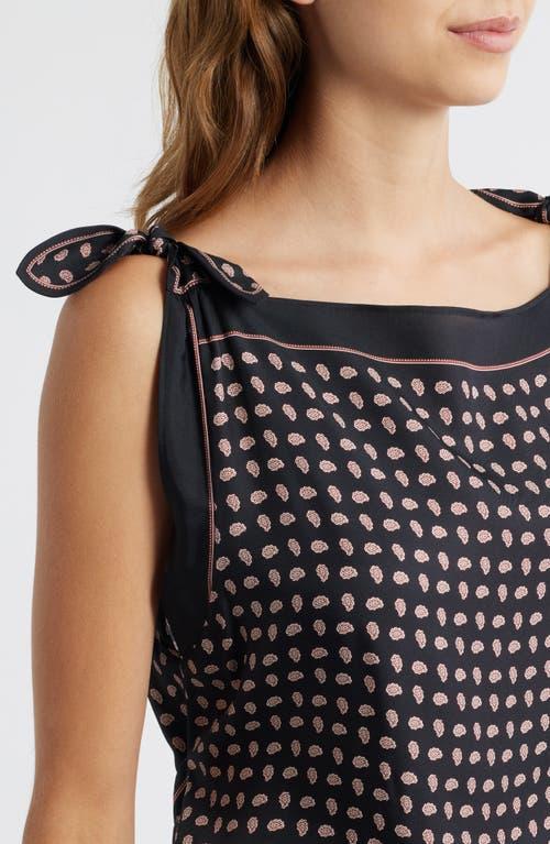 ganni seersucker check mini dress Seersucker Check Ribbon Mini Dress
