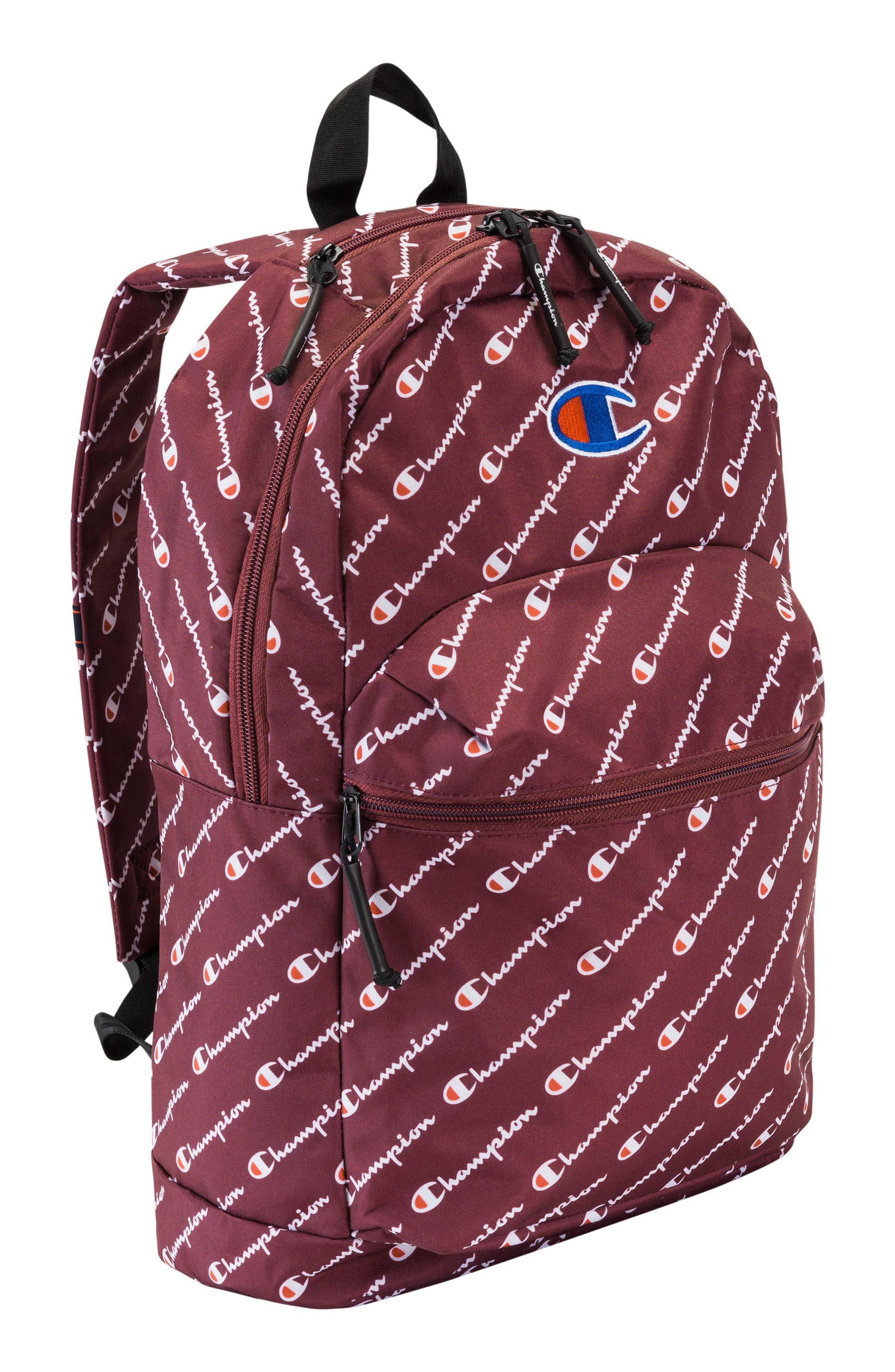 maroon champion backpack