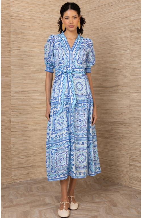 hale bob blue dress The Andi Chiffon Maxi Dress by Hale Bob – Jilli Boutique main image 1