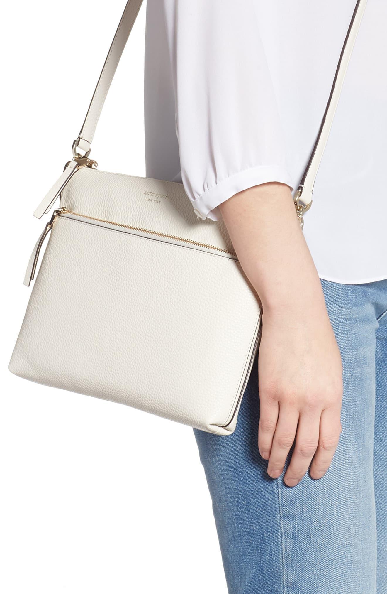 Kate Spade Large Polly Leather Crossbody Bag Literacy Basics