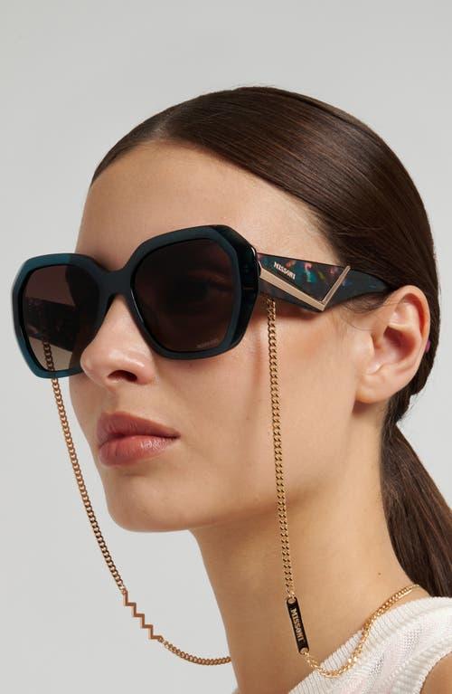 Missoni 55Mm Gradient Geometric Sunglasses in Green | Lyst display picture 3