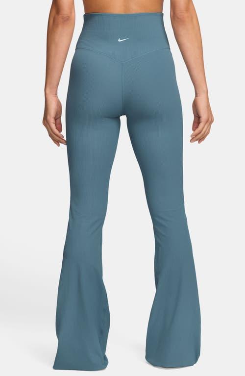 Nike Zenvy Dri-Fit Cutout High Waist Flare Rib Leggings in