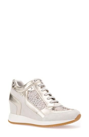 talisa perforated sneaker wedge