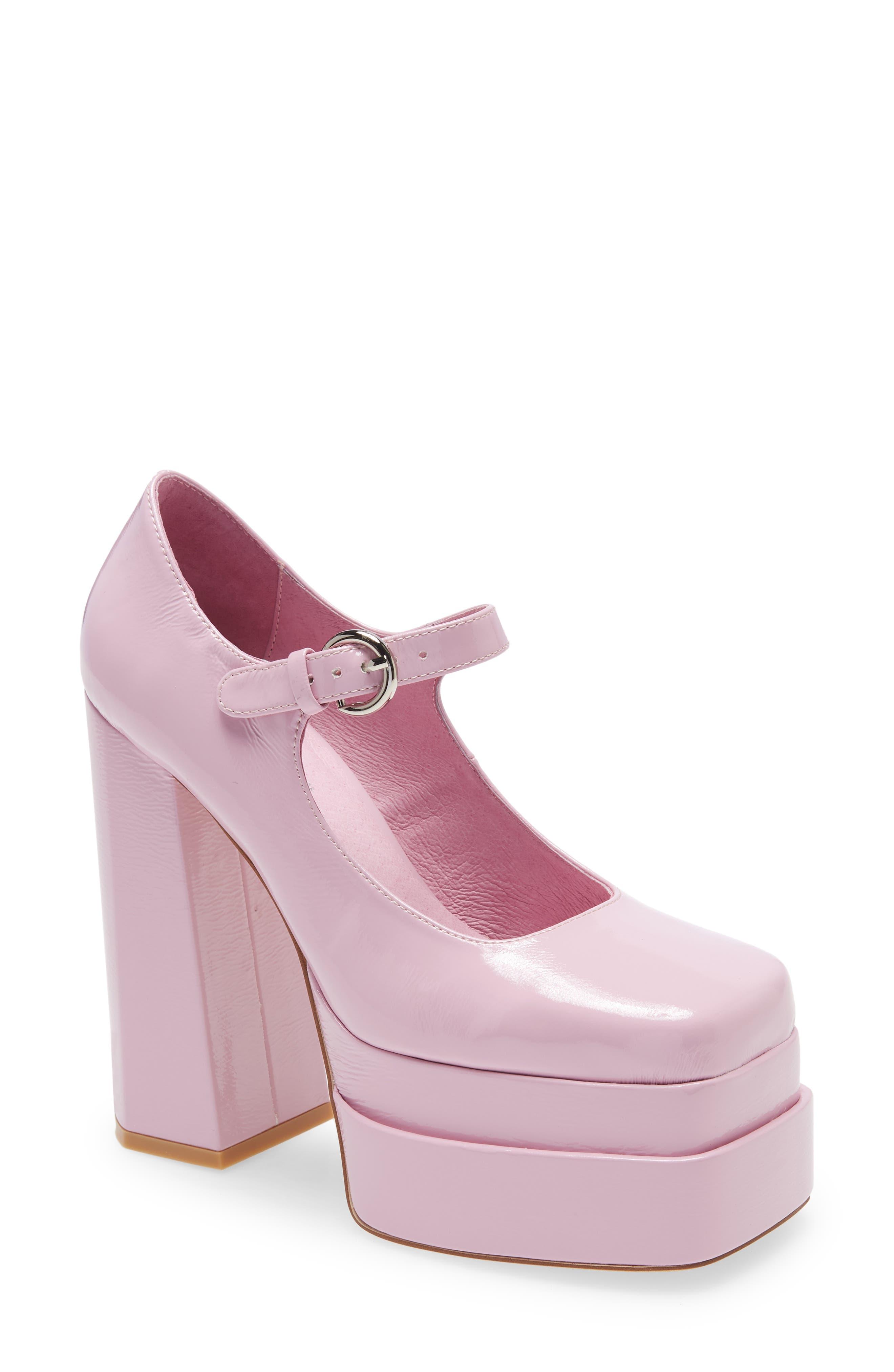 Jeffrey Campbell Chillin Platform Mary Jane Pump in Pink Lyst