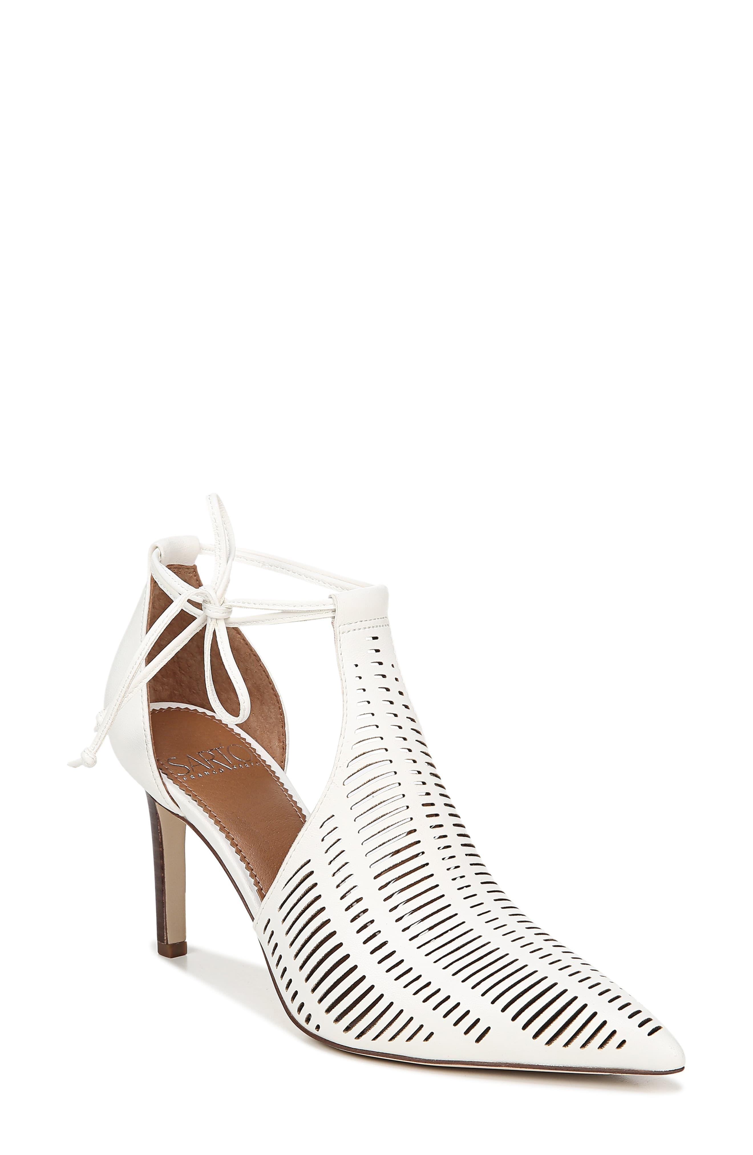 krista perforated ankle wrap pump