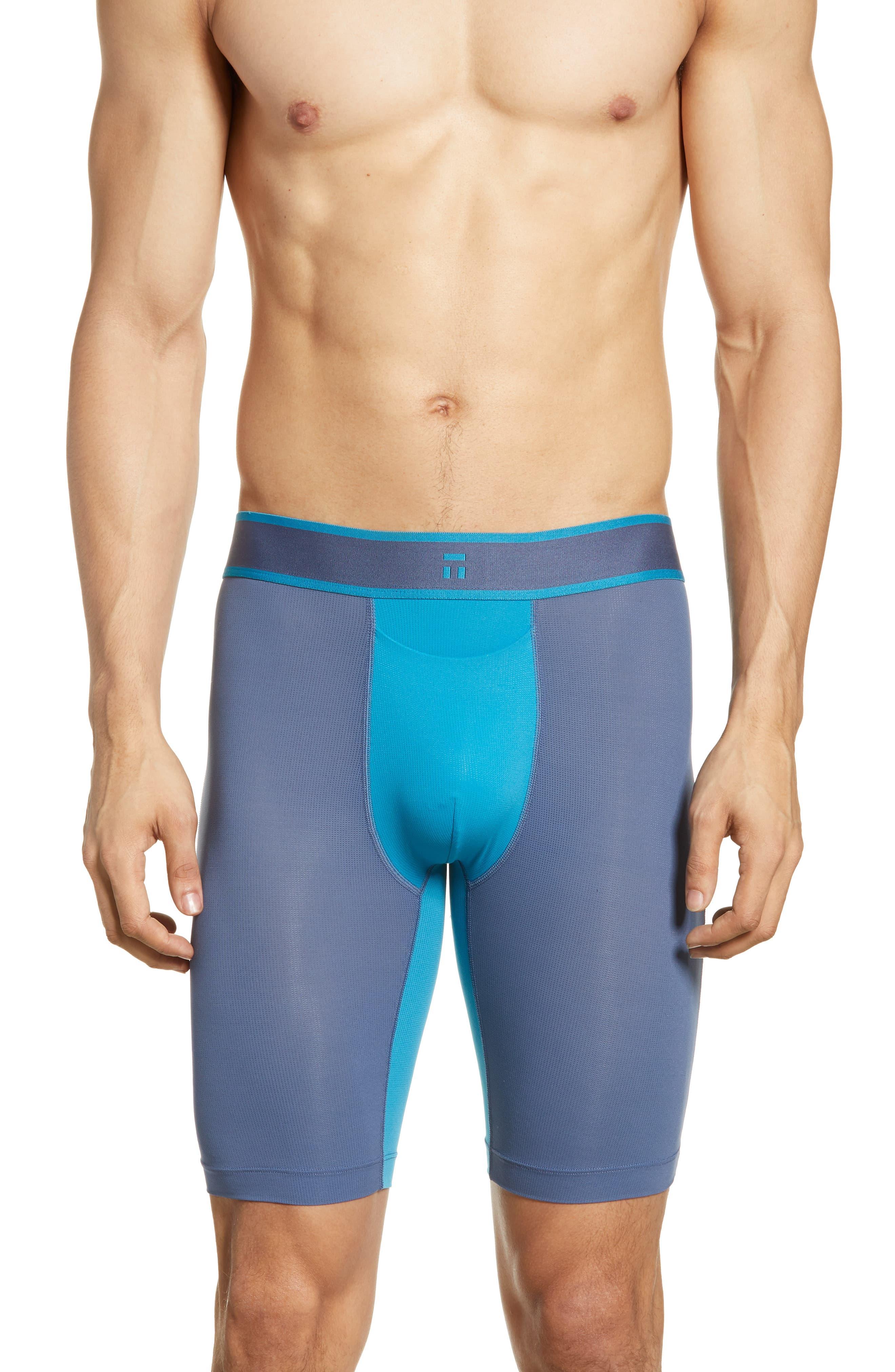 Tommy John Air Colorblock Boxer Briefs in Blue for Men Lyst