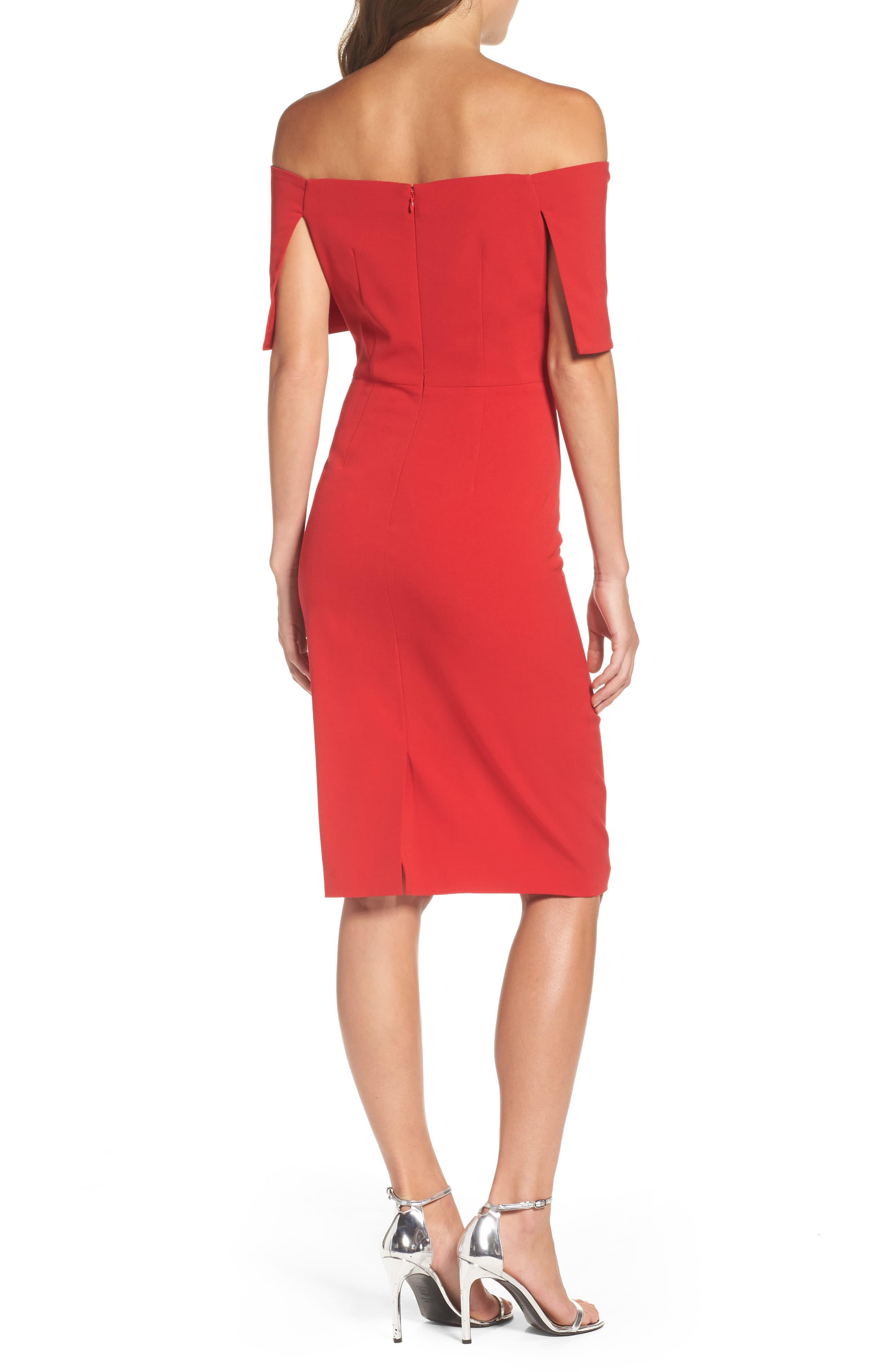 Vince Camuto Popover Dress in Red Lyst