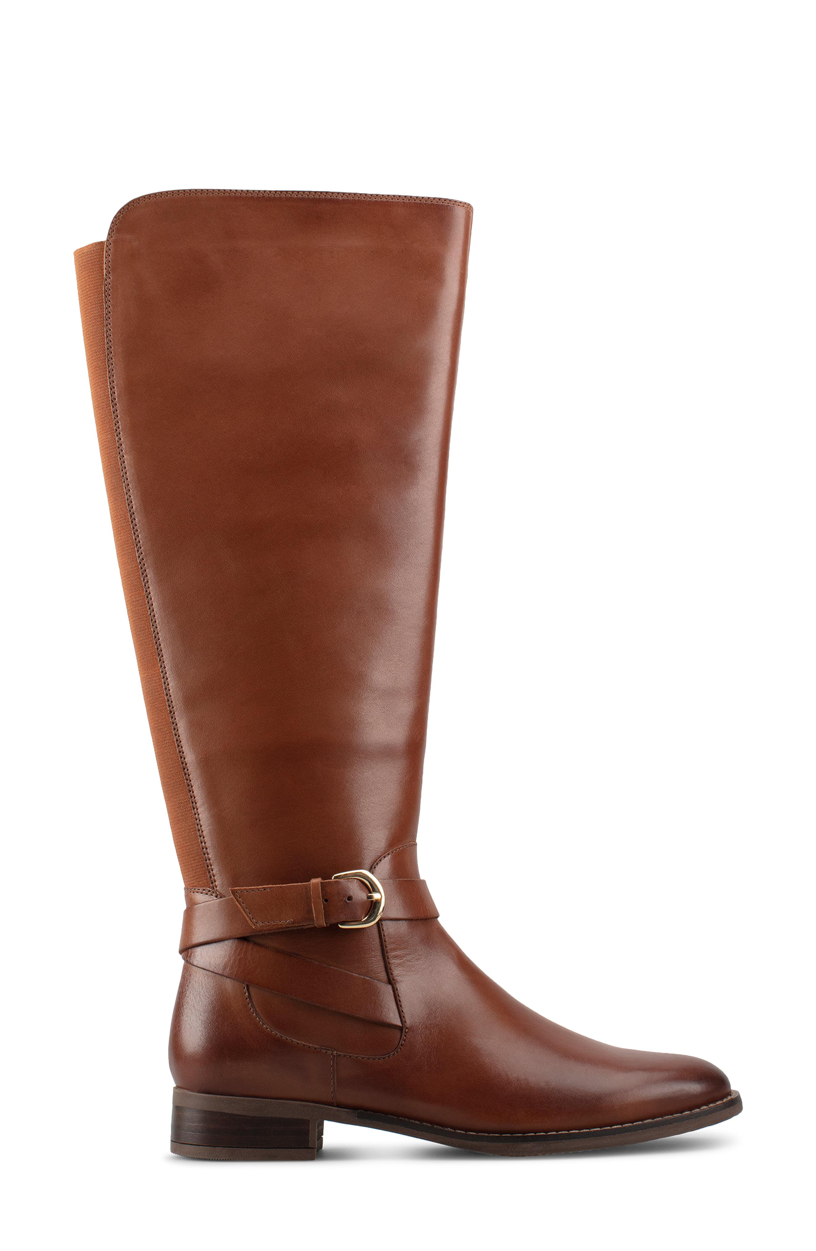 clarks tan leather riding boots