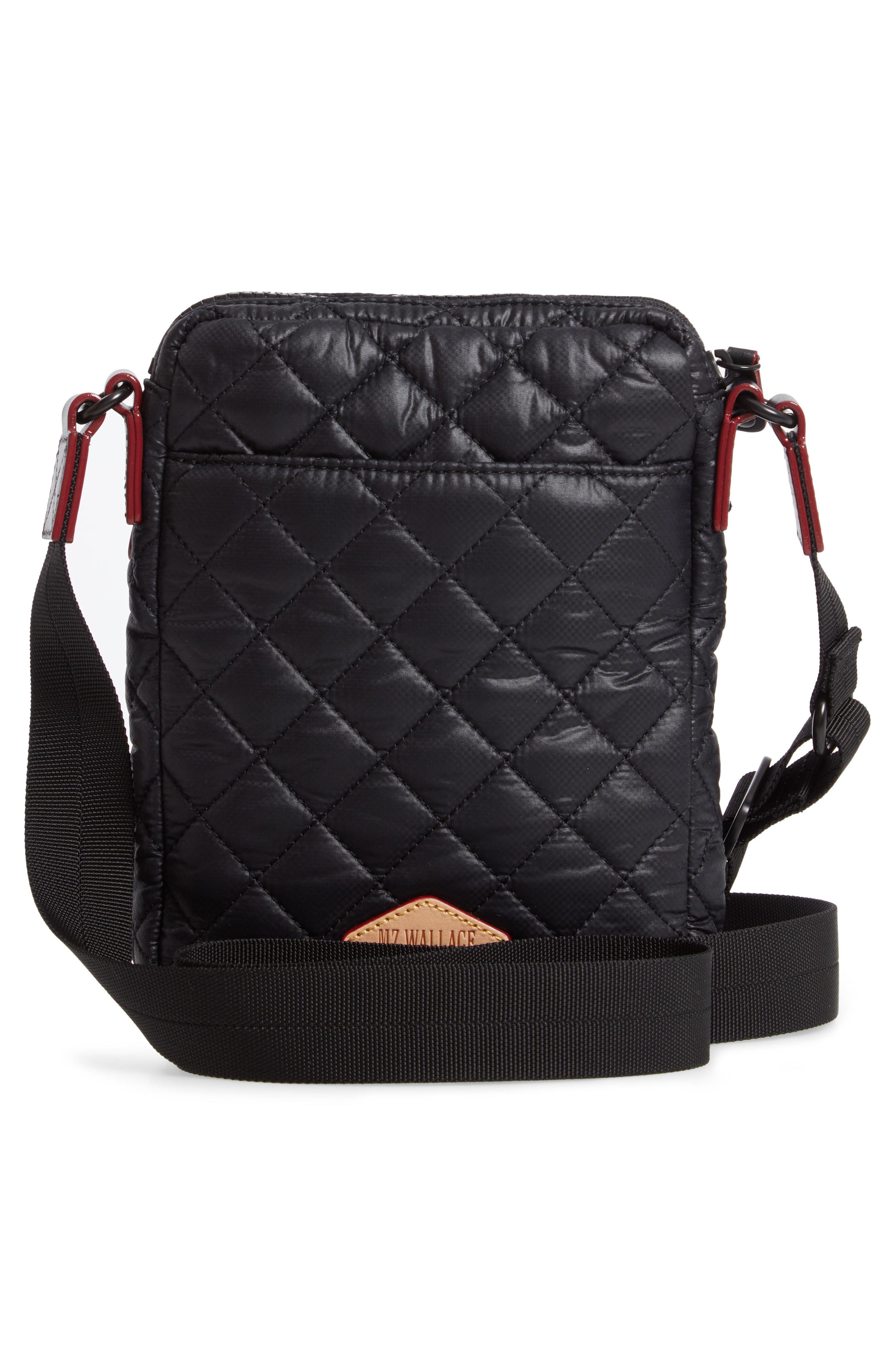 MZ Wallace Leather Micro Metro Crossbody Bag in Black Lyst