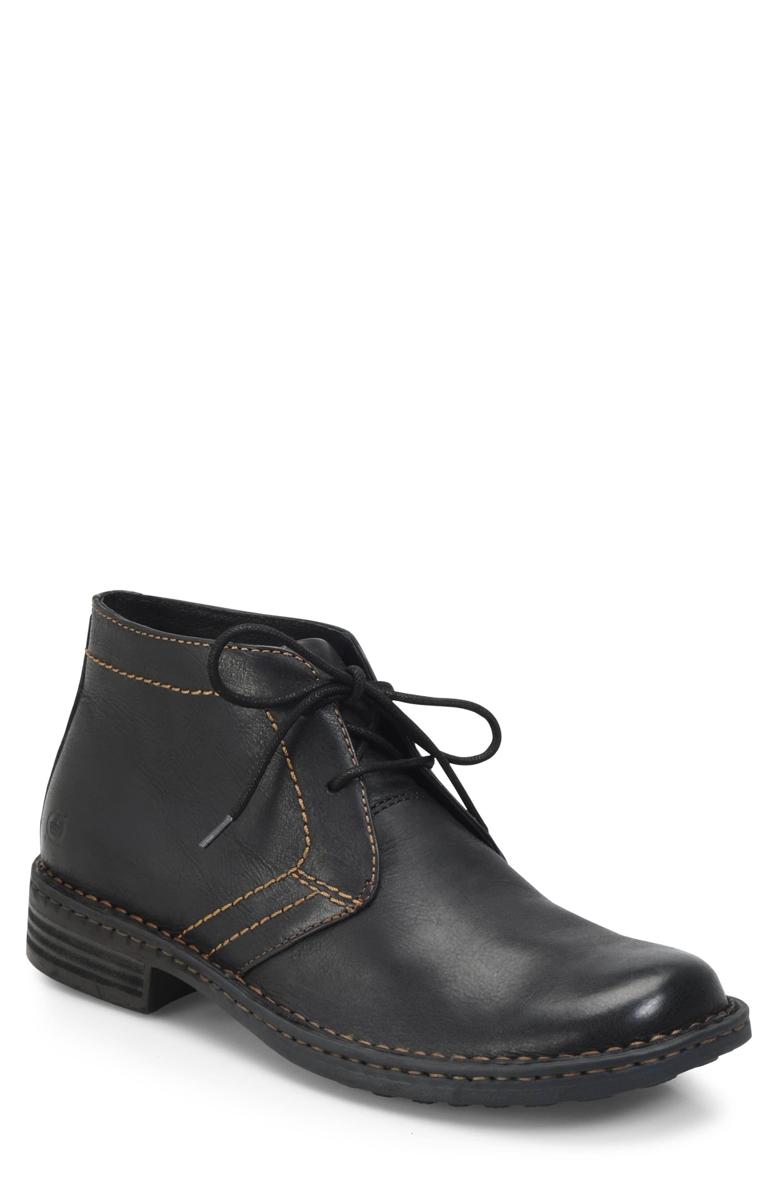 Born Leather Børn 'harrison' Chukka Boot in Black Leather (Black) for ...