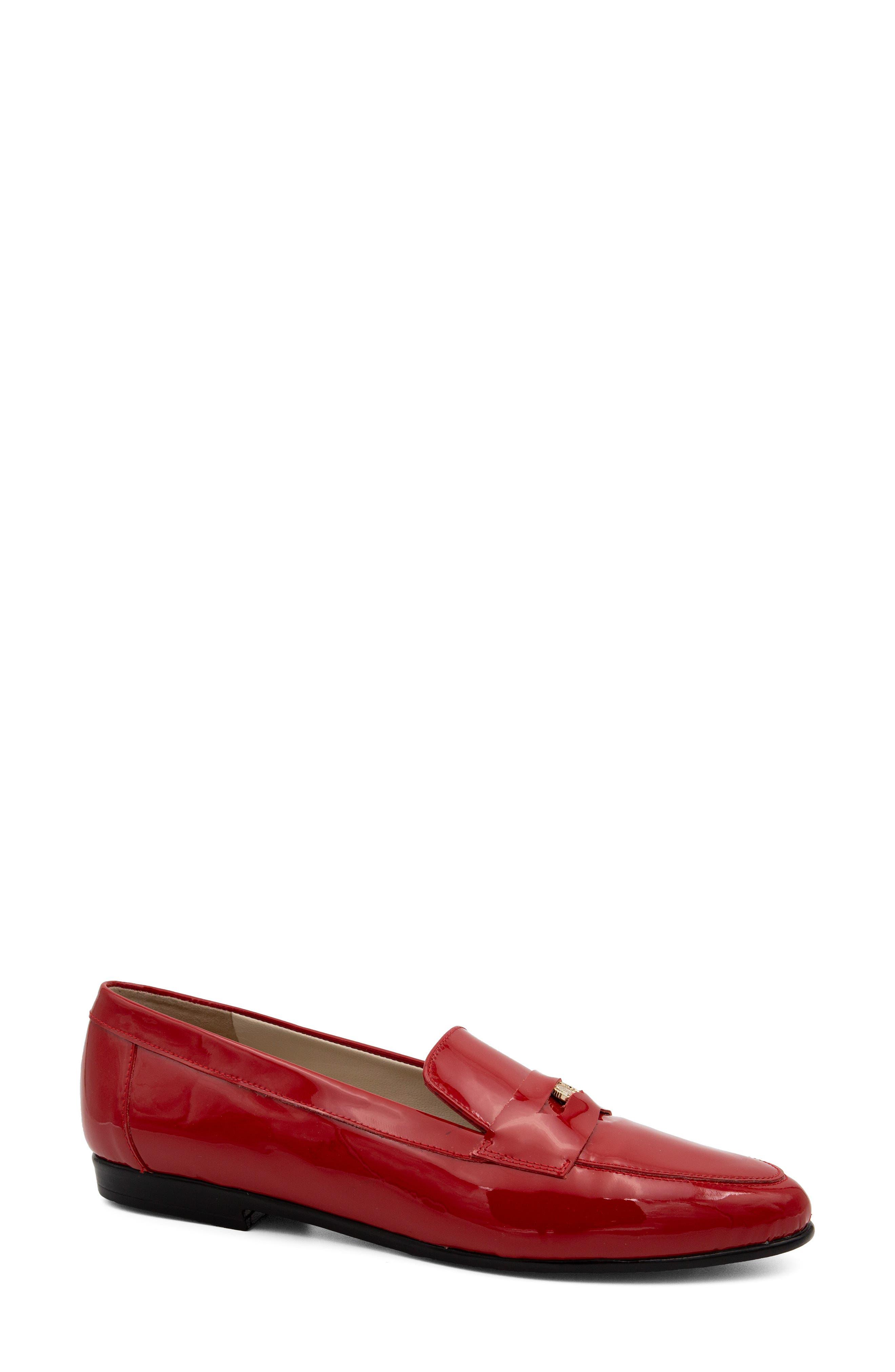 Amalfi by Rangoni Ornella Penny Loafer in Red | Lyst