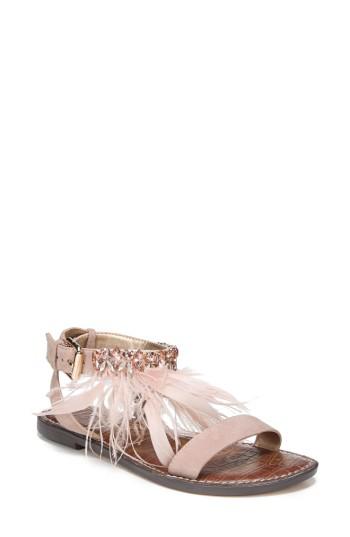 sam edelman feather sandals
