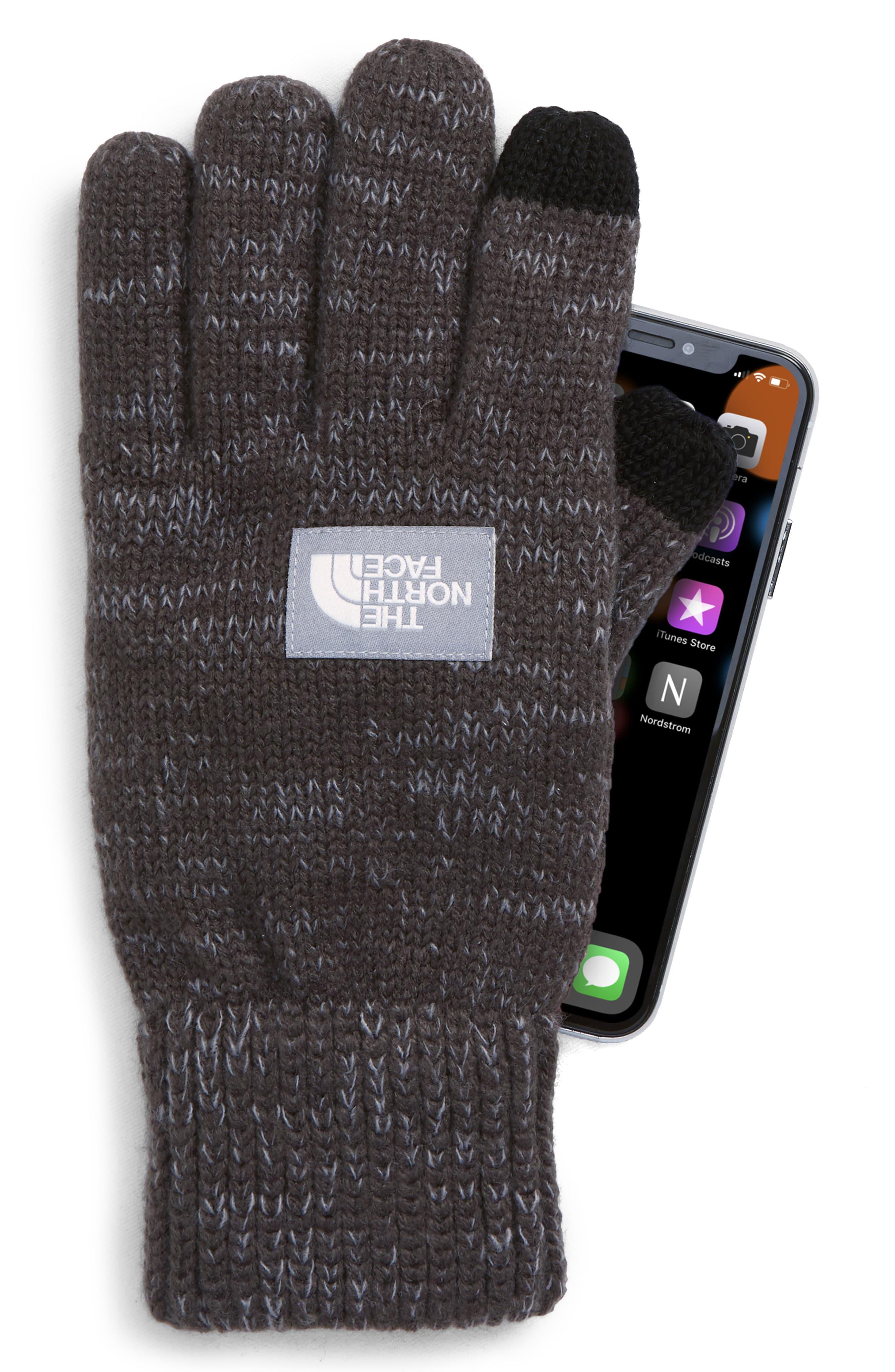 the north face etip salty dog knit tech gloves