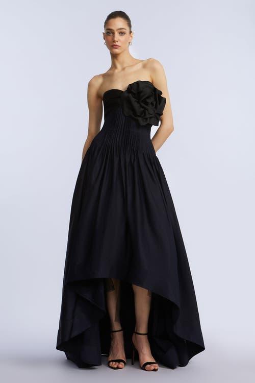 Taffeta Dress Bcbg Black Strapless Dress BCBGMAXAZRIA Off The