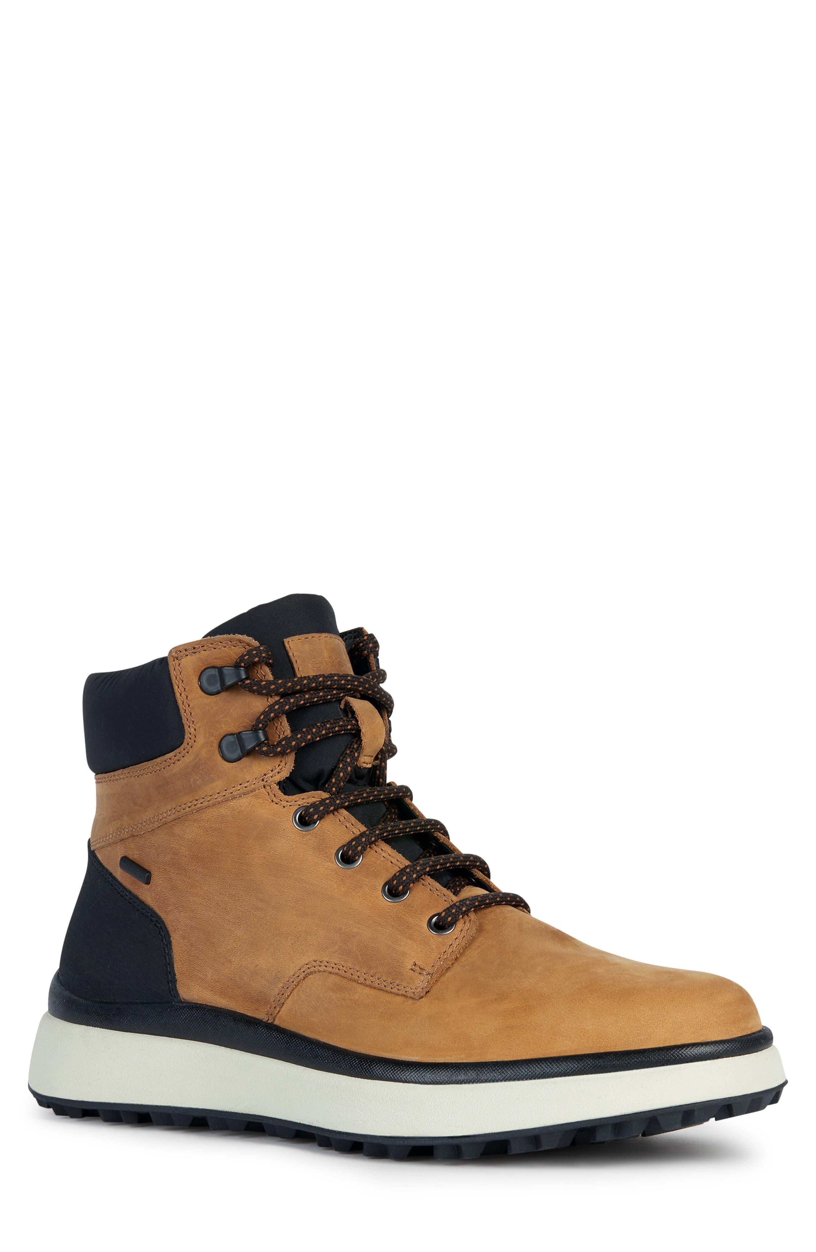 Geox Granito Grip Waterproof Sneaker in Brown for Men | Lyst
