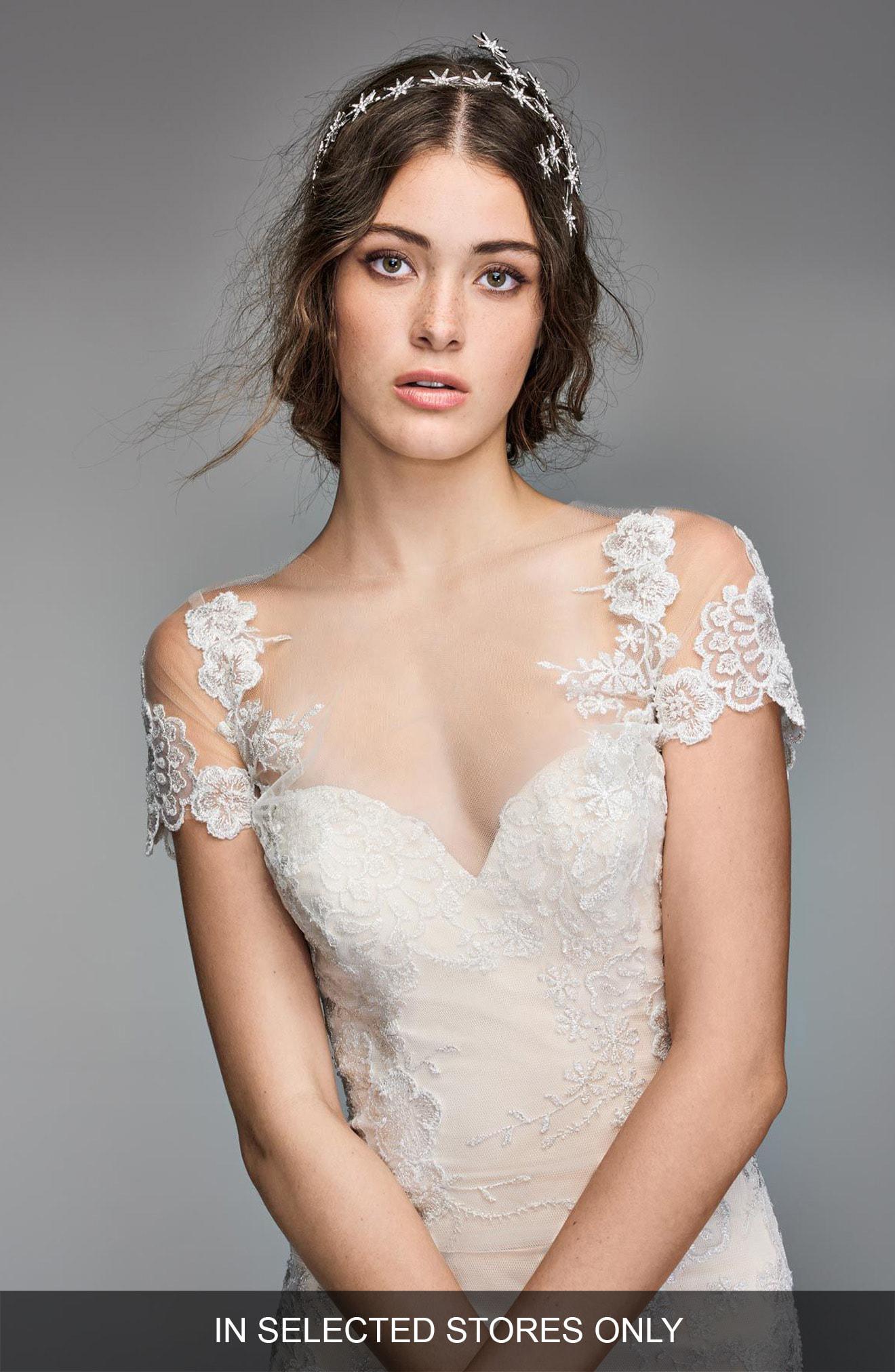 Willowby Elara Illusion Lace Topper Lyst