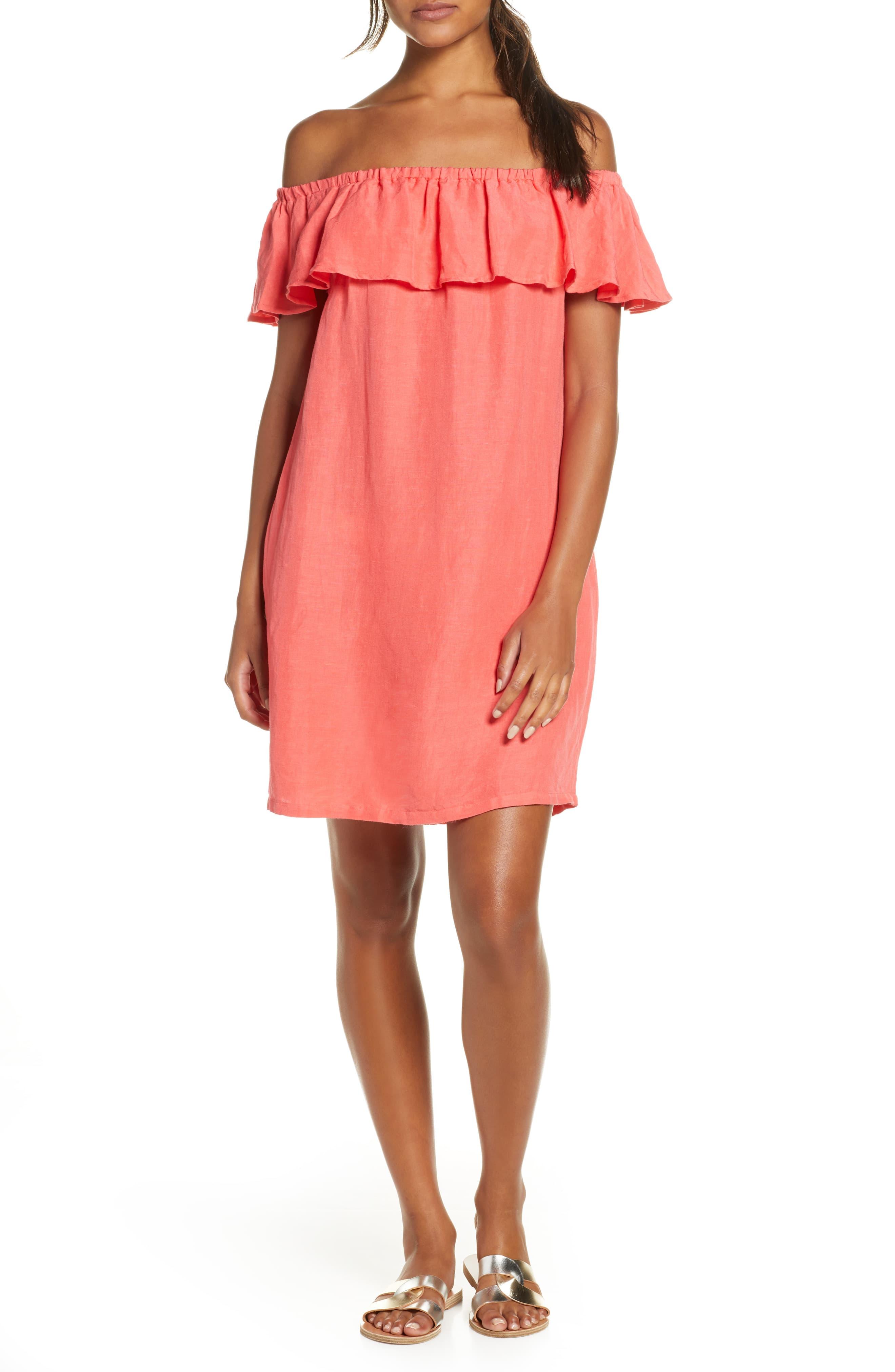 tommy bahama coral dress