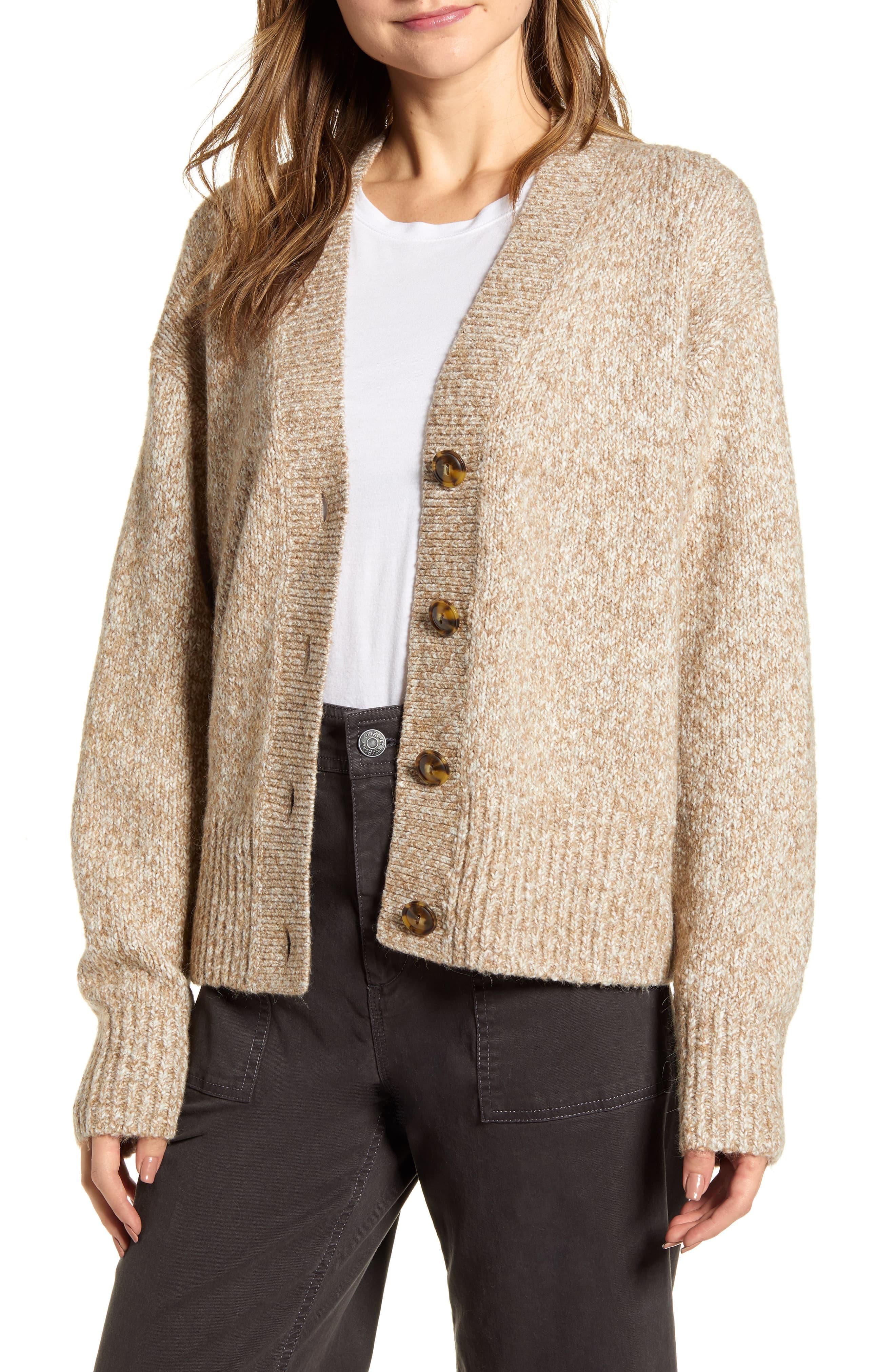 grey cardigan with gold stars on elbows