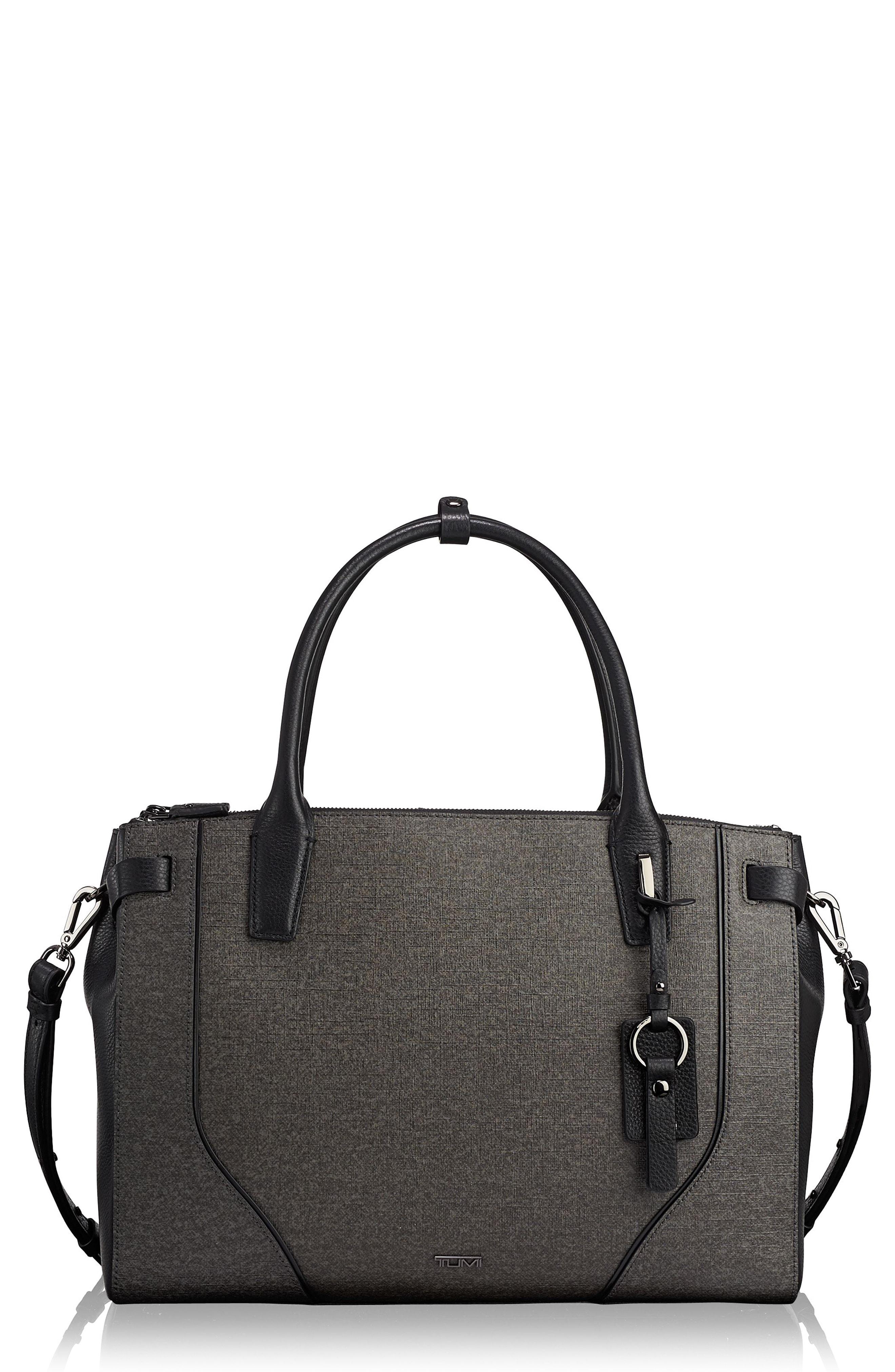 stanton kiran leather laptop briefcase