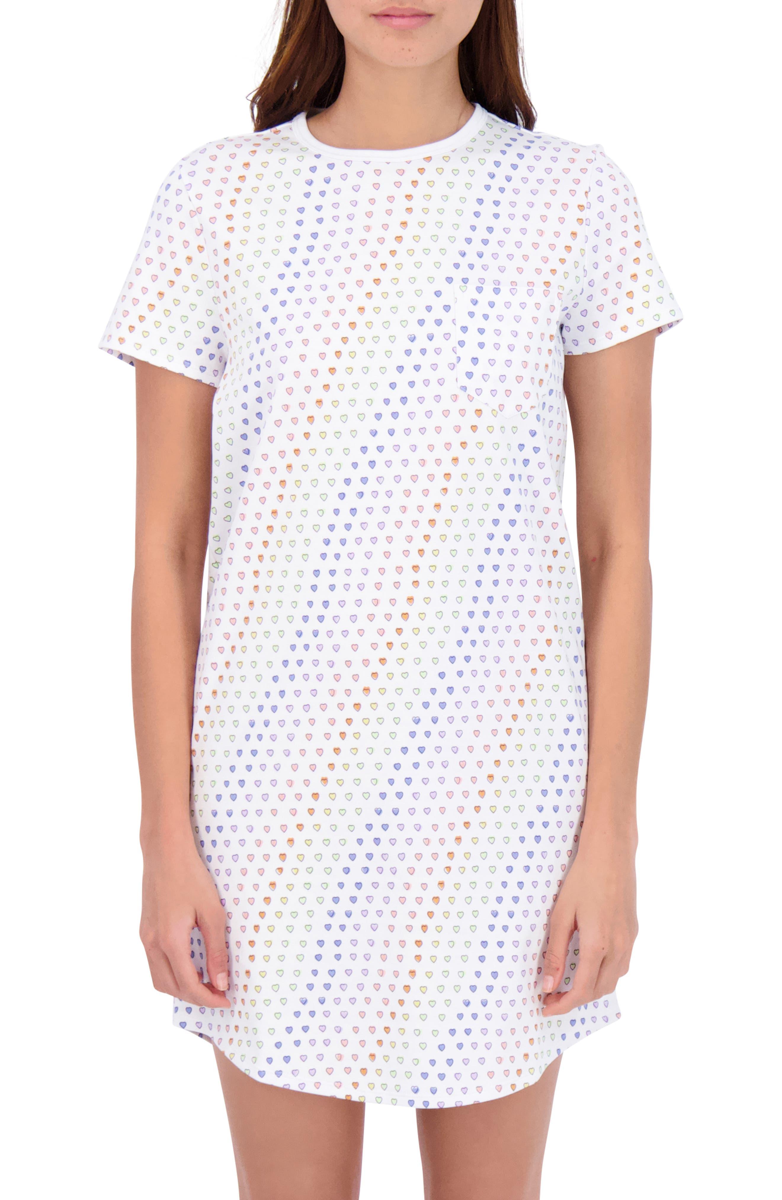 Roberta Roller Rabbit Disco Hearts Cotton T-shirt Nightgown in