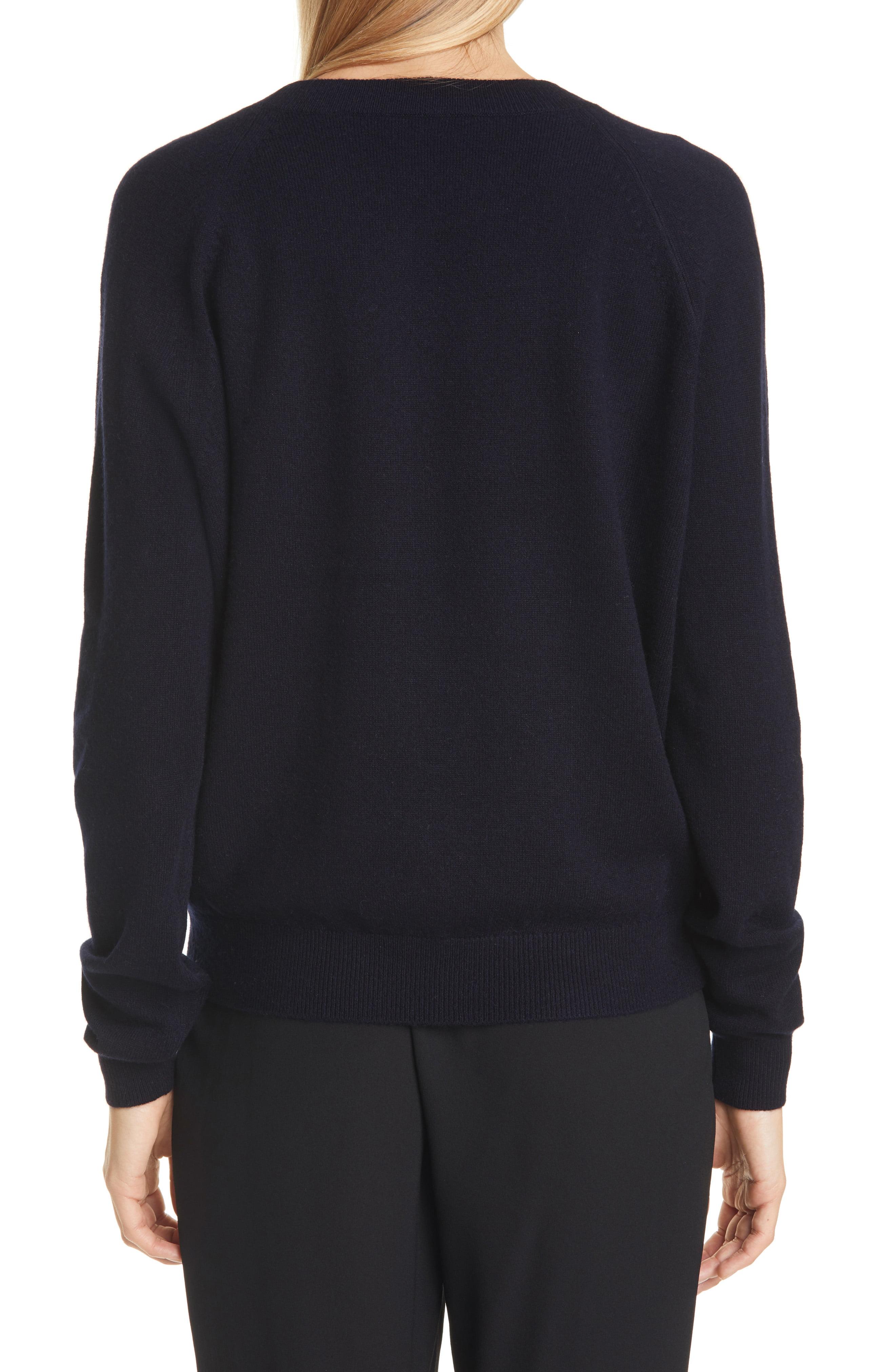 Vince Crewneck Wool & Cashmere Sweater in Blue - Lyst