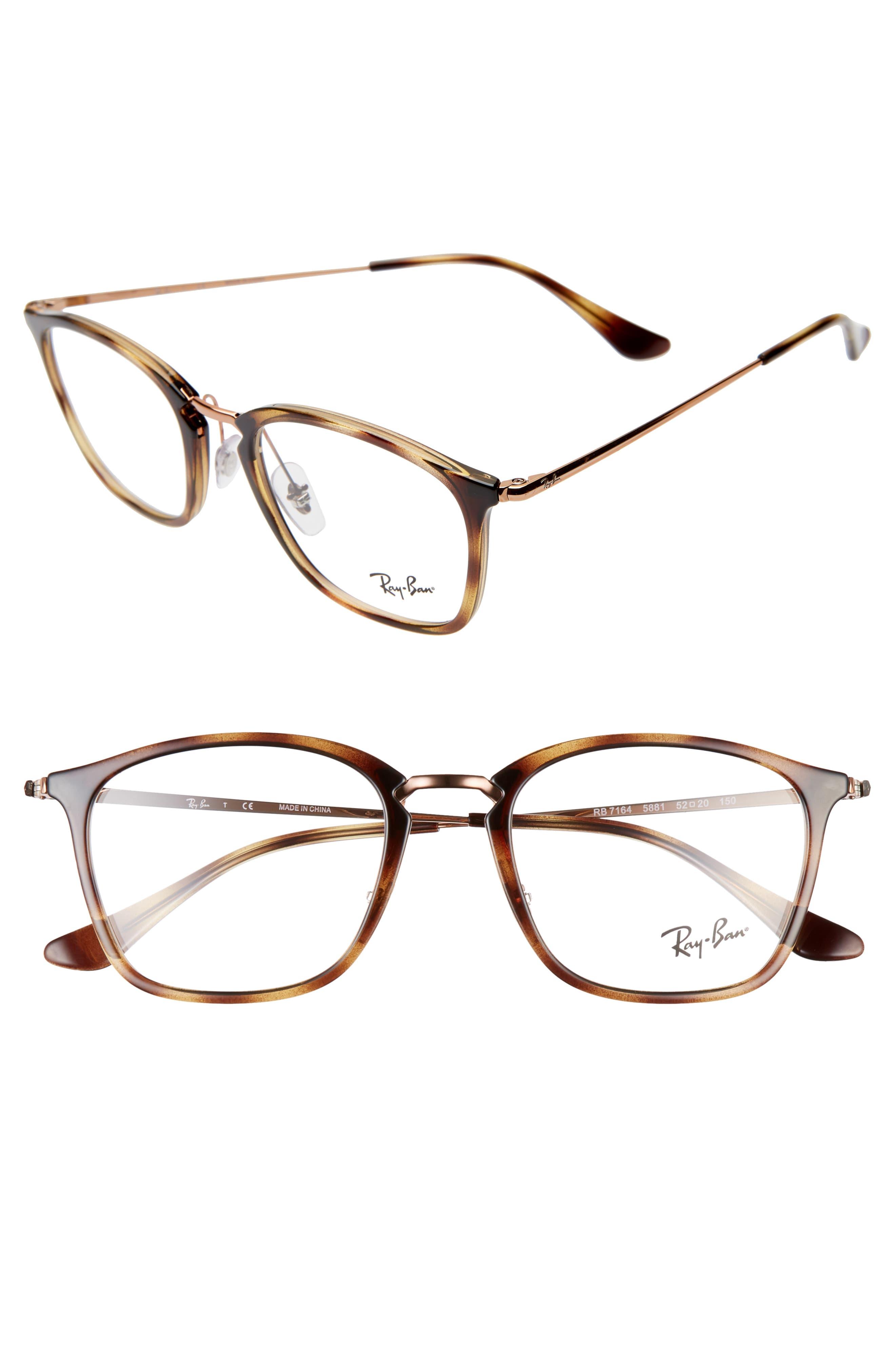 ray ban square optics