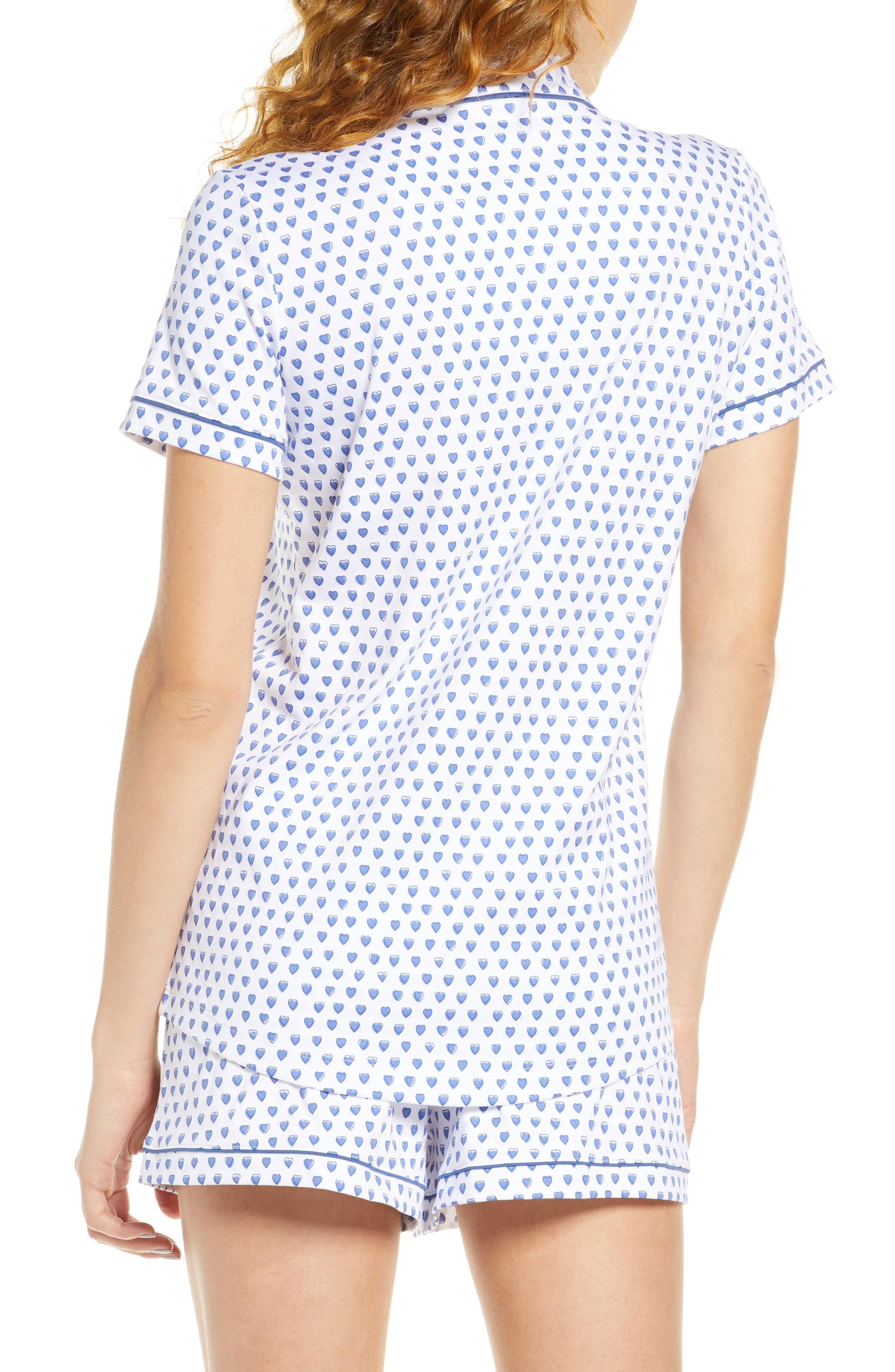 Roberta Roller Rabbit Cotton Heart Short Pajamas in Blue Lyst