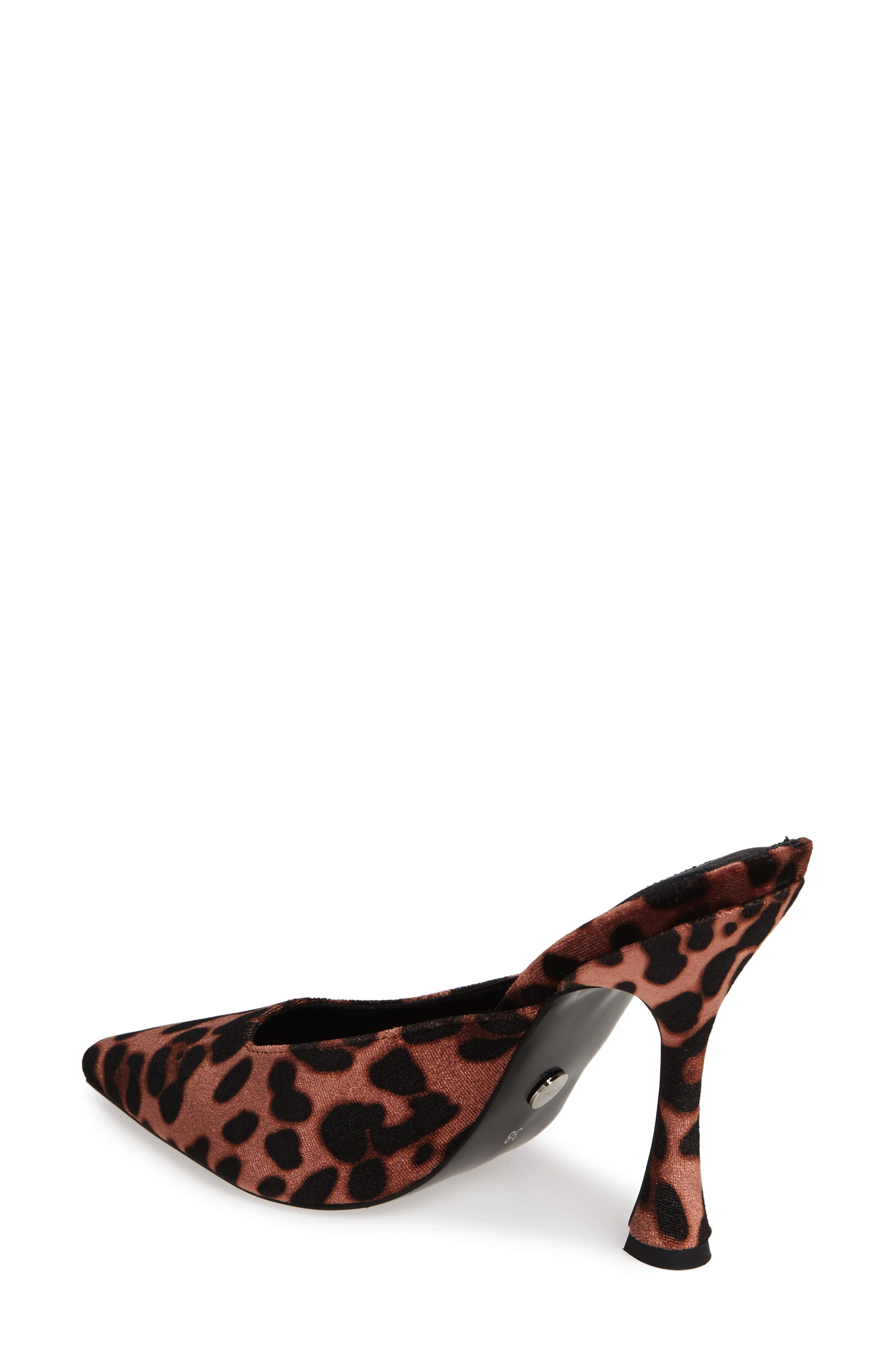 topshop leopard mules