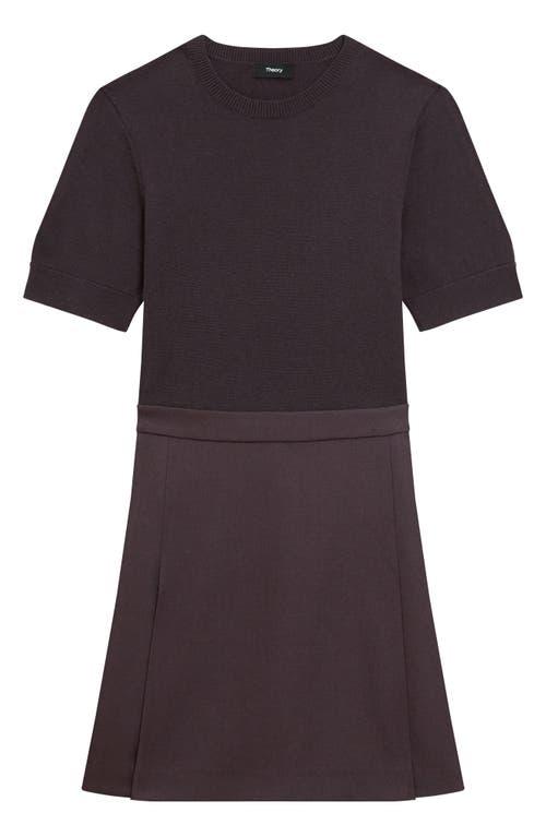 slim fit dress slacks Cinq à Sept Nova Fringe Trim Bouclé Mini Dress - Black main image 1