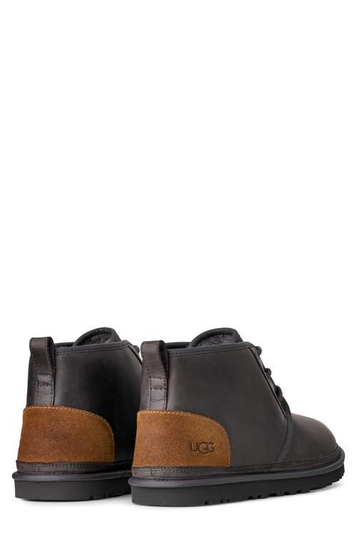 UGG Men’s Black Leather Chukka Boots with Tan Sole Amazon.com | UGG Men main image 4