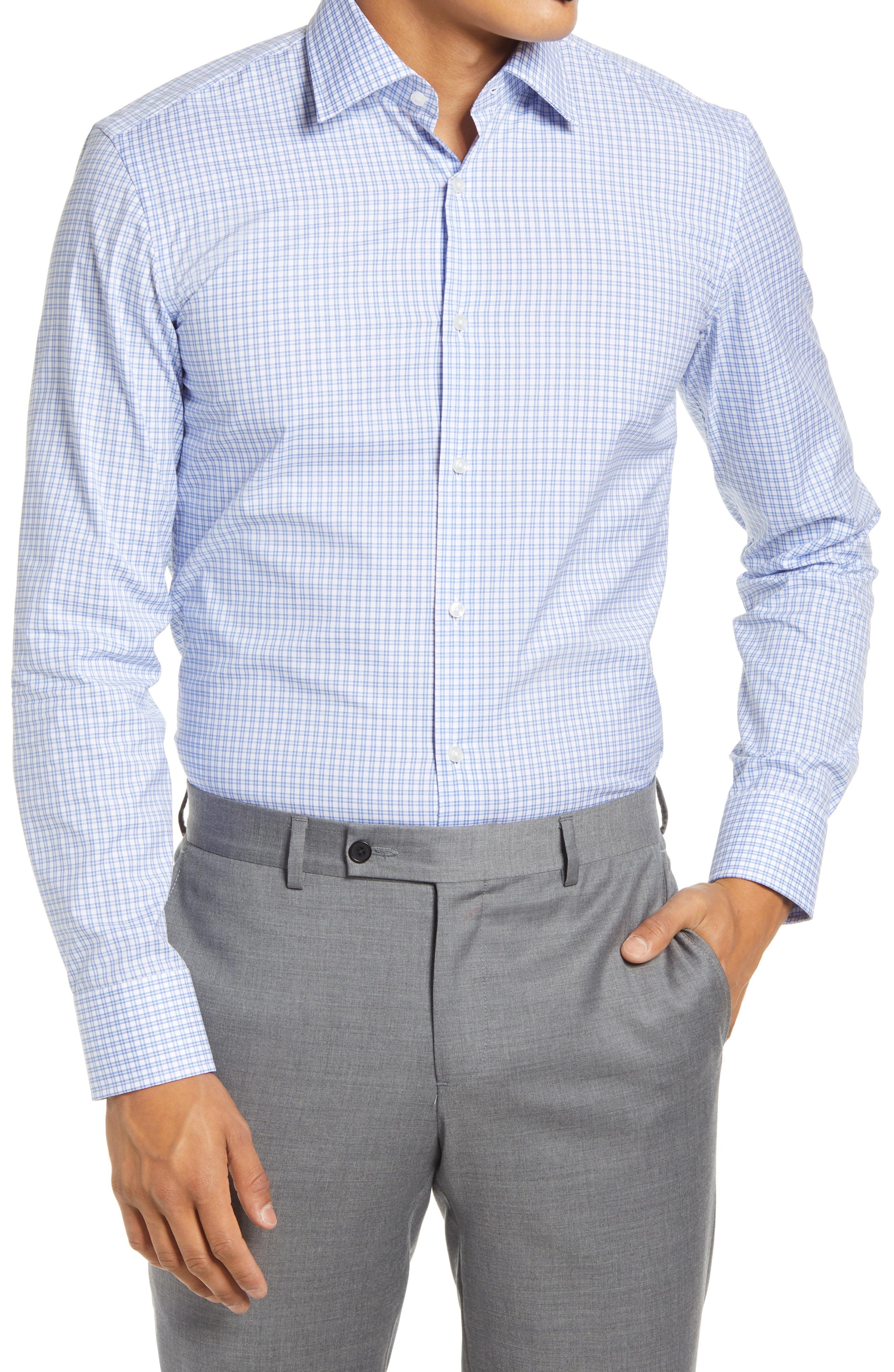 Boss By Hugo Boss Slim Fit Check Dress Shirt In Pink For 59 OFF