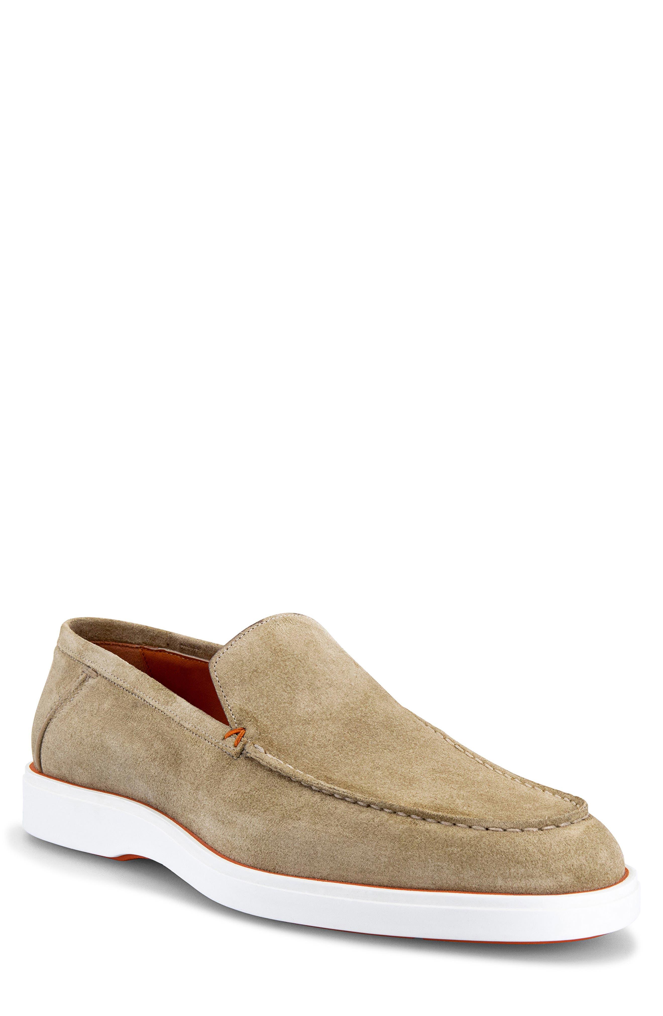 santoni slip on sneakers