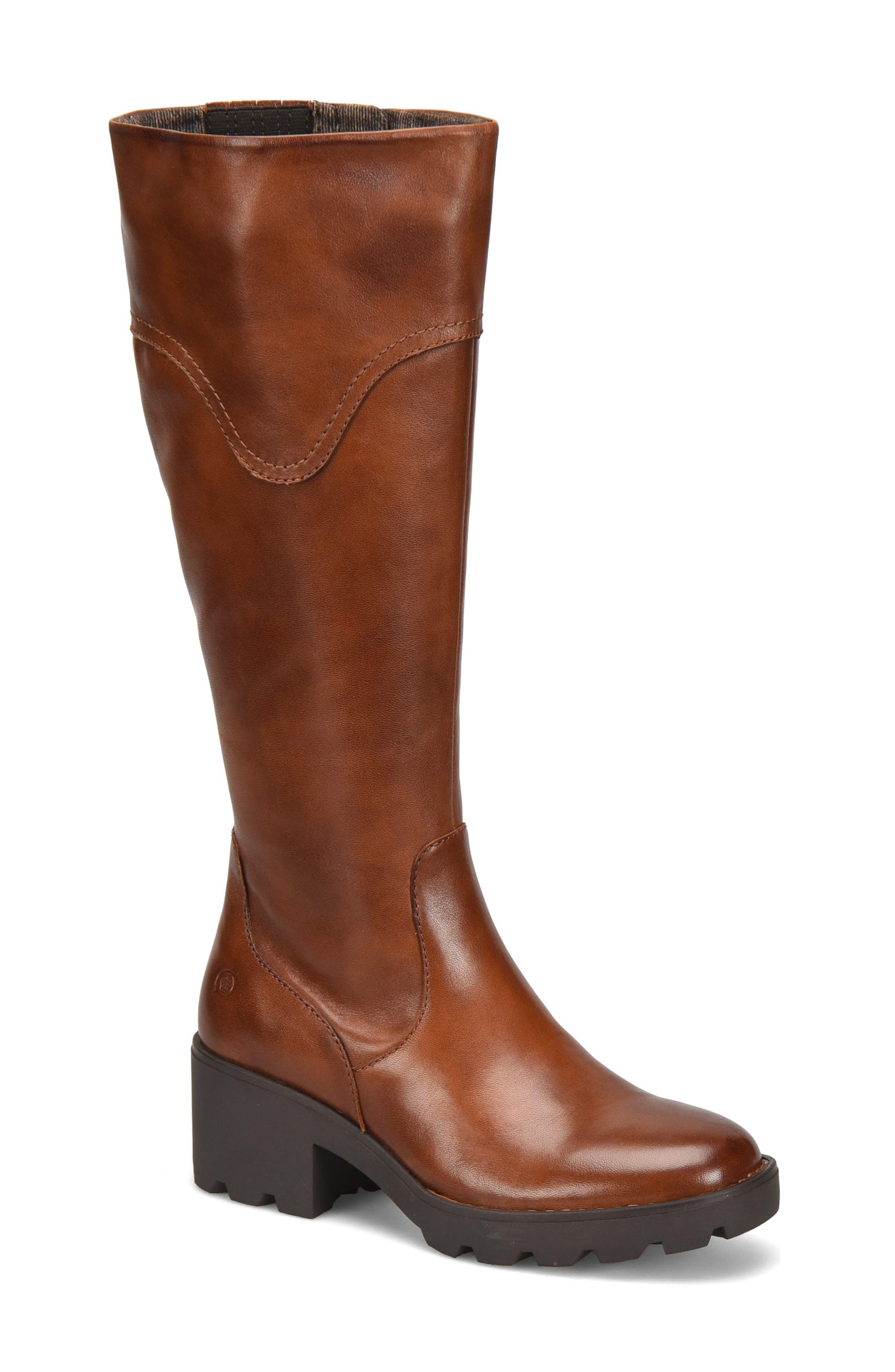 Børn Gabriella Knee High Boot in Brown Lyst