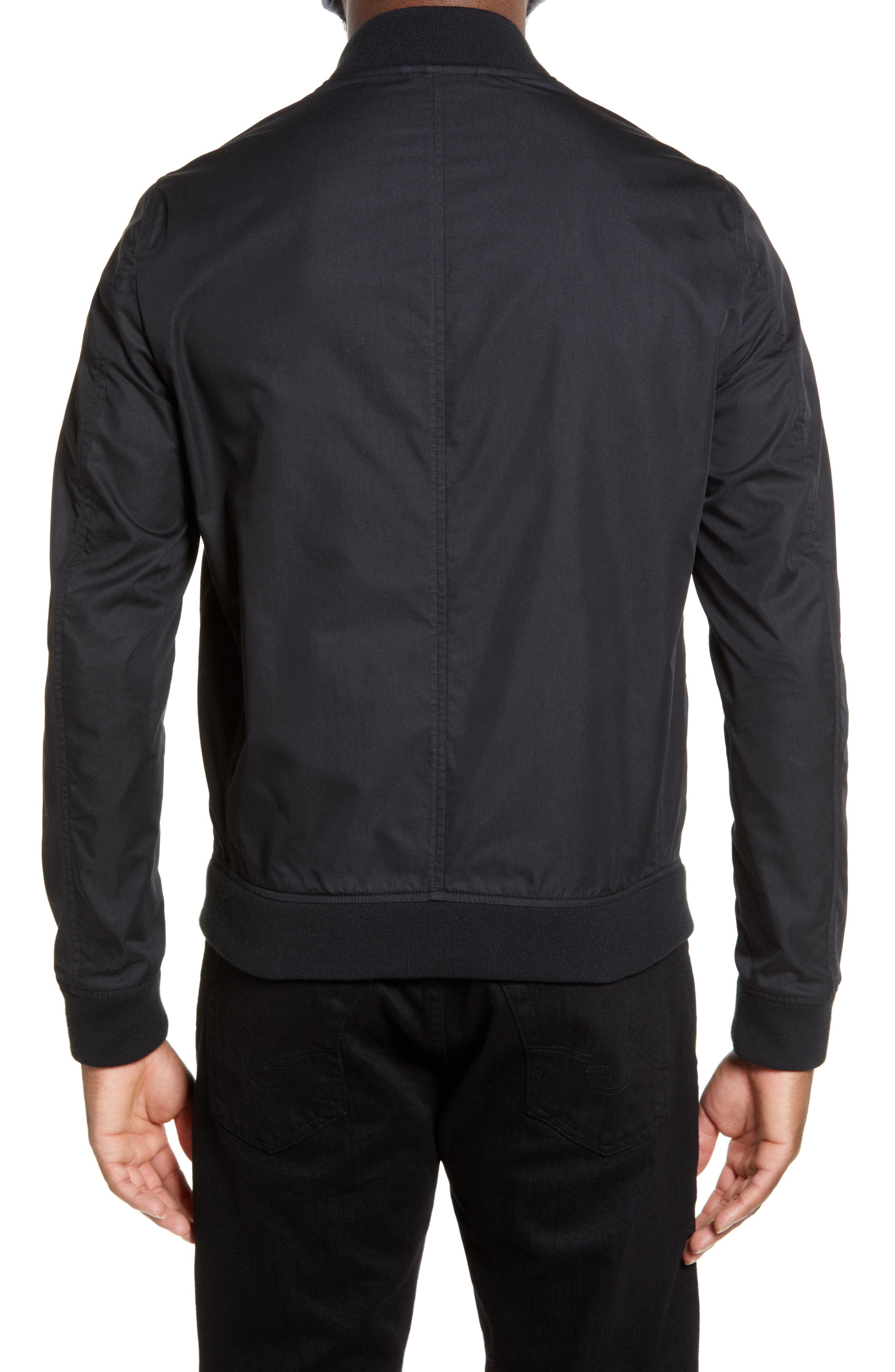 All saints shop black bomber