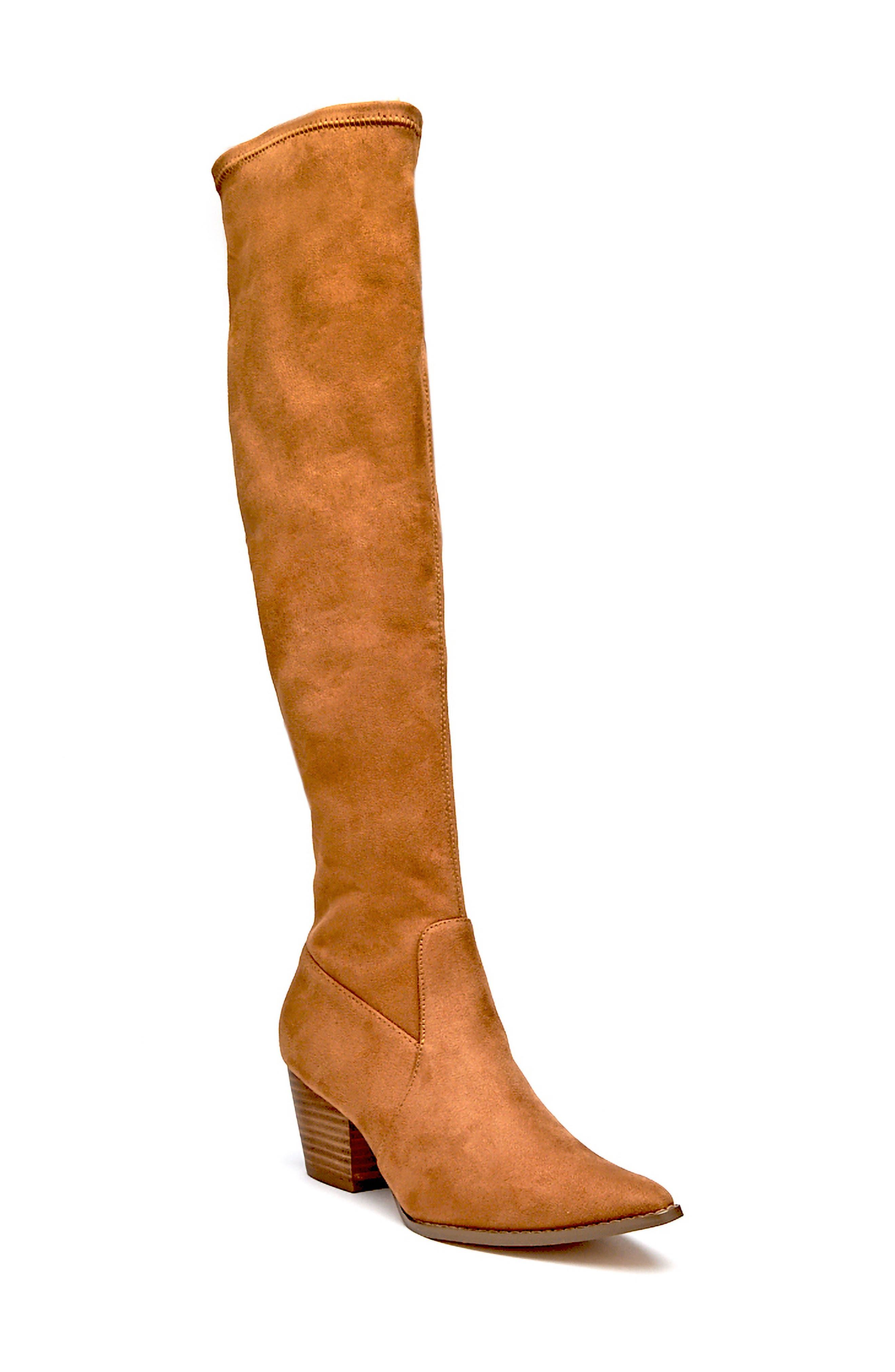 Matisse Broadway Pointed Toe Over The Knee Boot in Brown Lyst