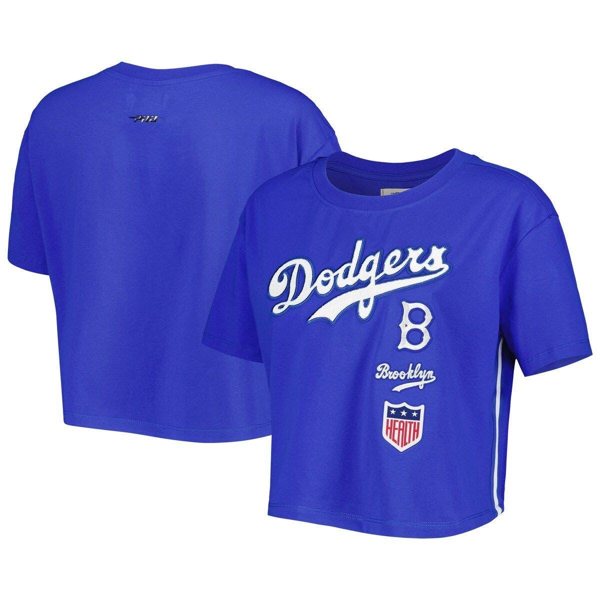 Pro Standard Brooklyn Dodgers Cooperstown Collection Retro Classic Cropped  Boxy T-shirt At Nordstrom in Blue
