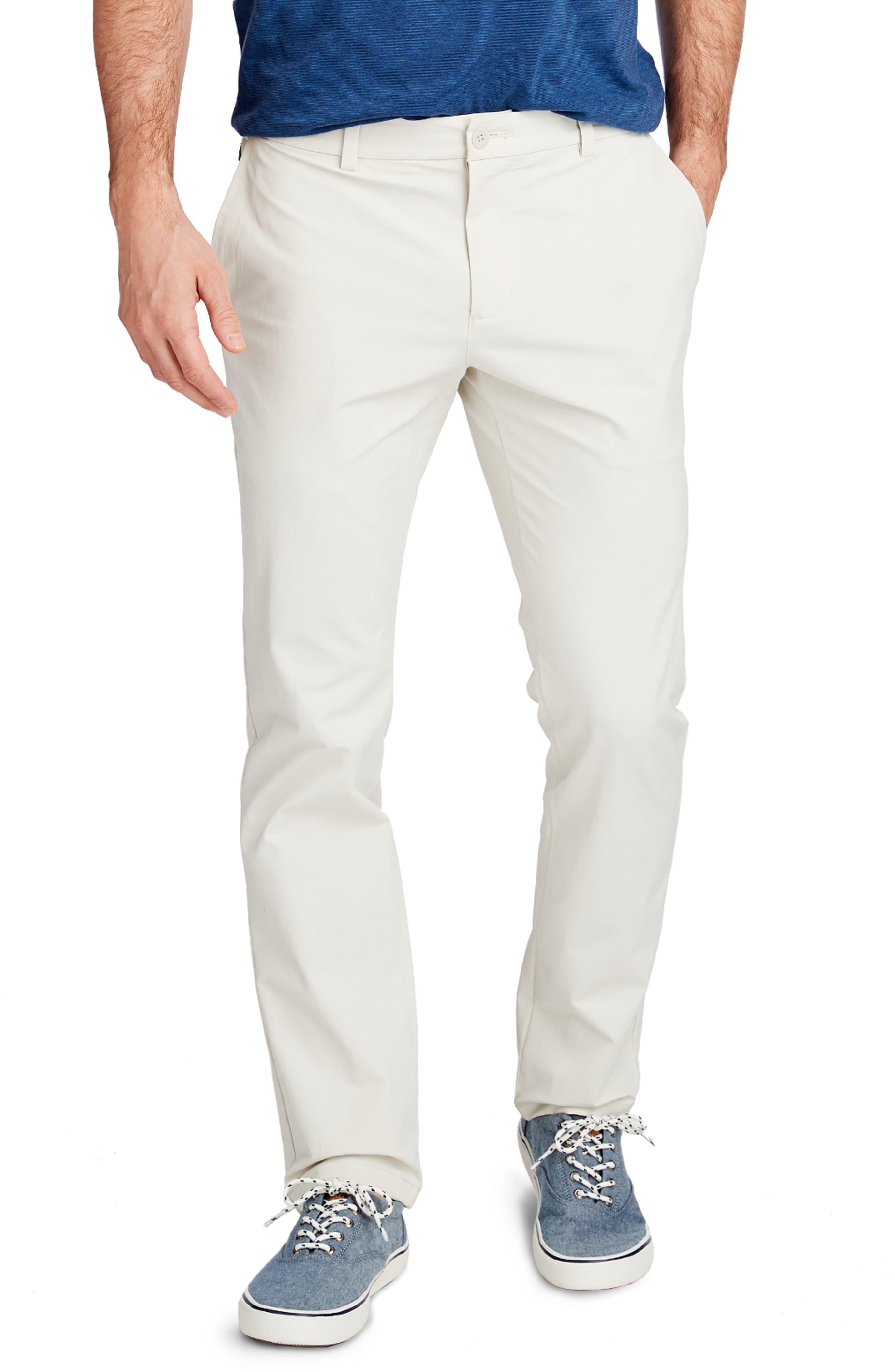 Vineyard Vines On The Go Slim Fit Performance Pants in Stone (Gray) for Men - Lyst