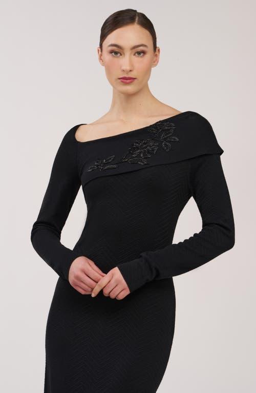 kay unger black dress Hillary Column Gown Kay Unger