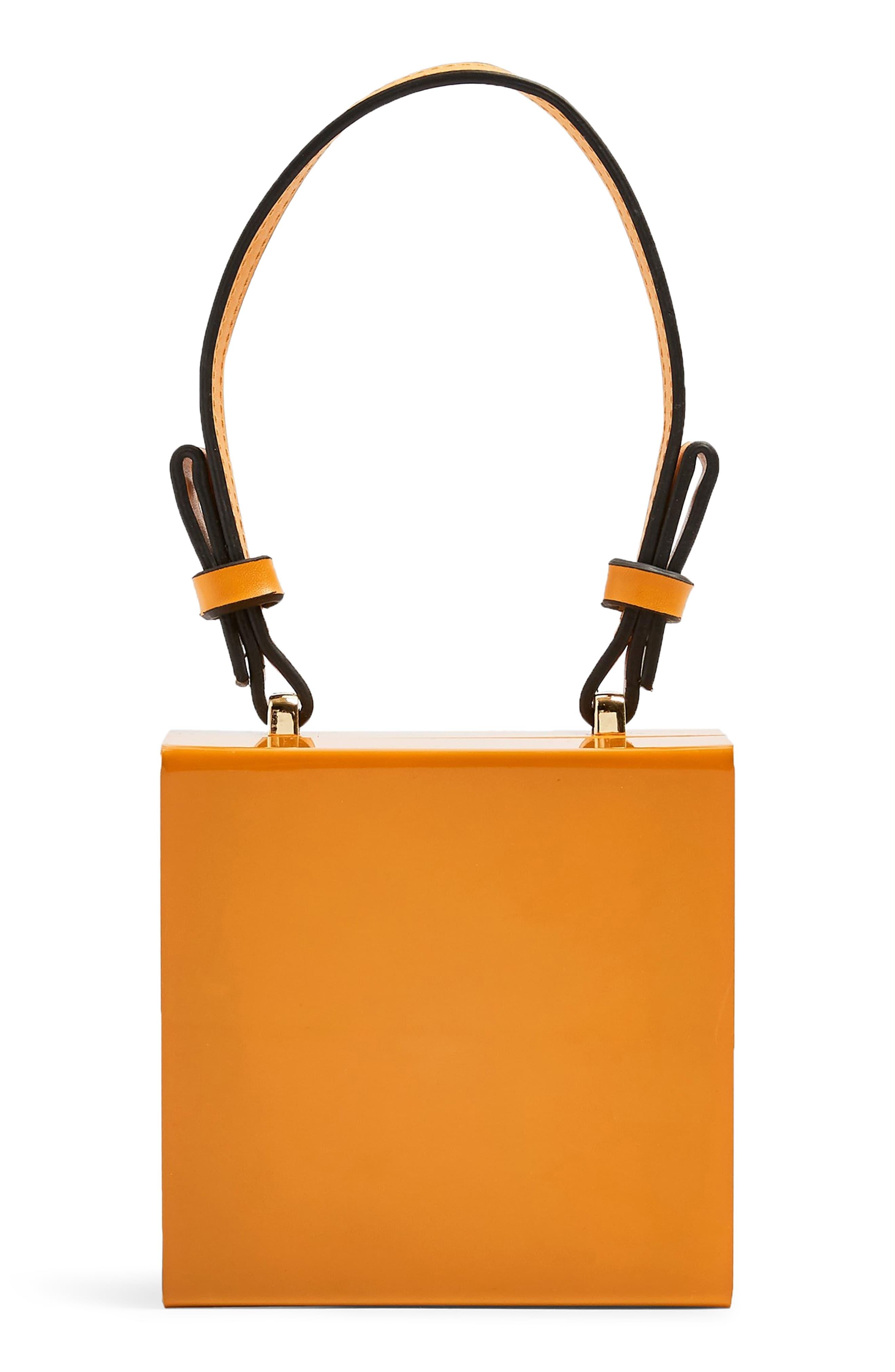 yellow box bag