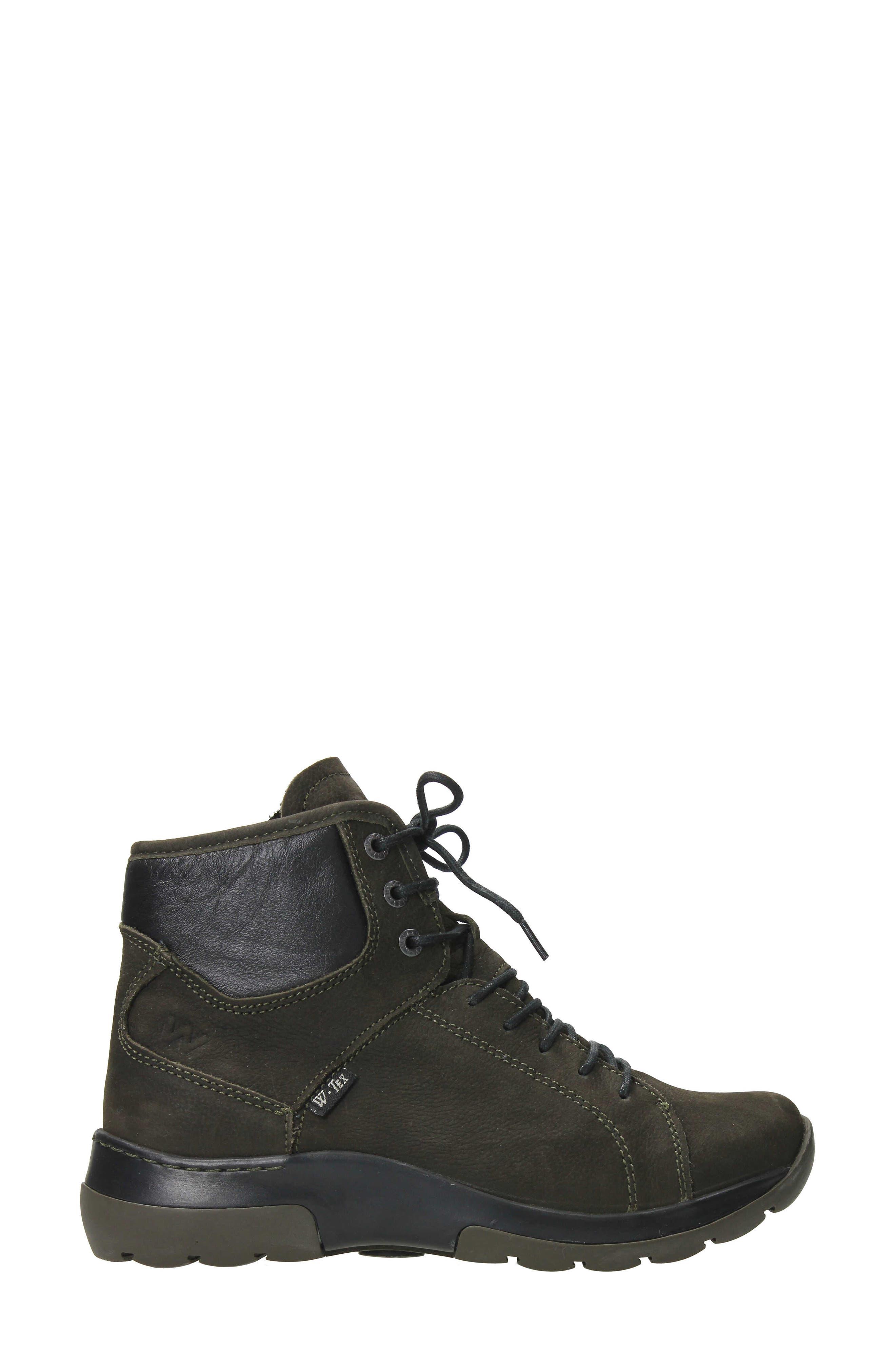 Wolky Ambient Lace-up Boot in Black | Lyst