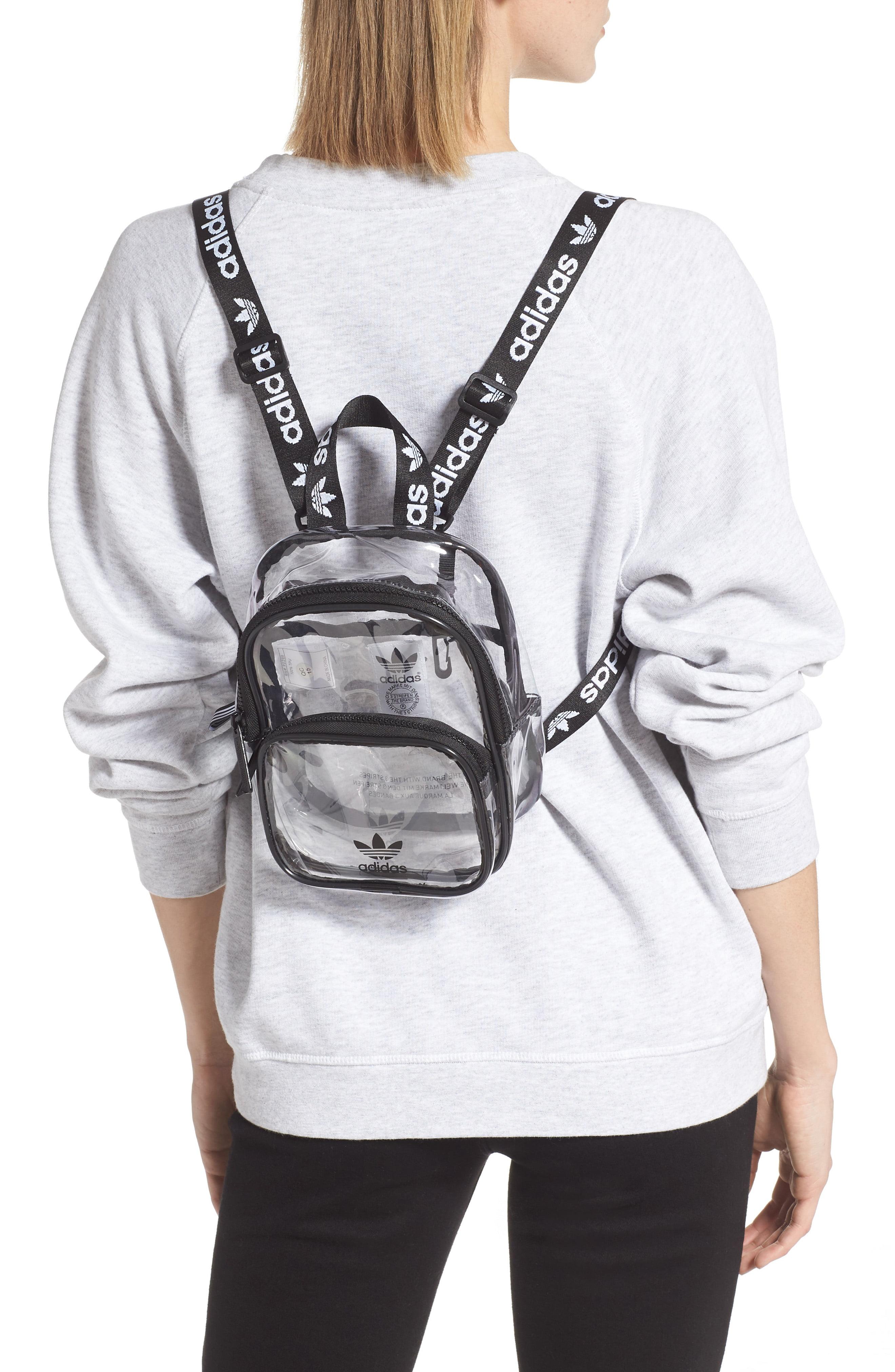 adidas clear backpack