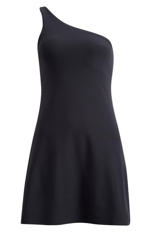 spanx for one shoulder dress Spanx One-Shoulder Dress in Black