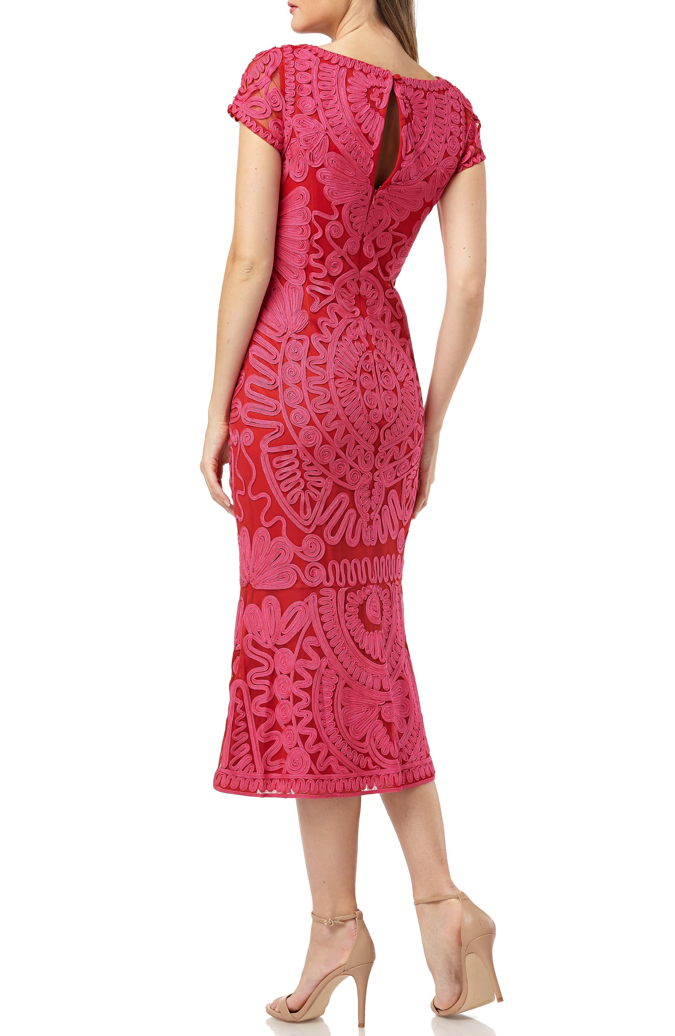 Js collections soutache trumpet dress sale