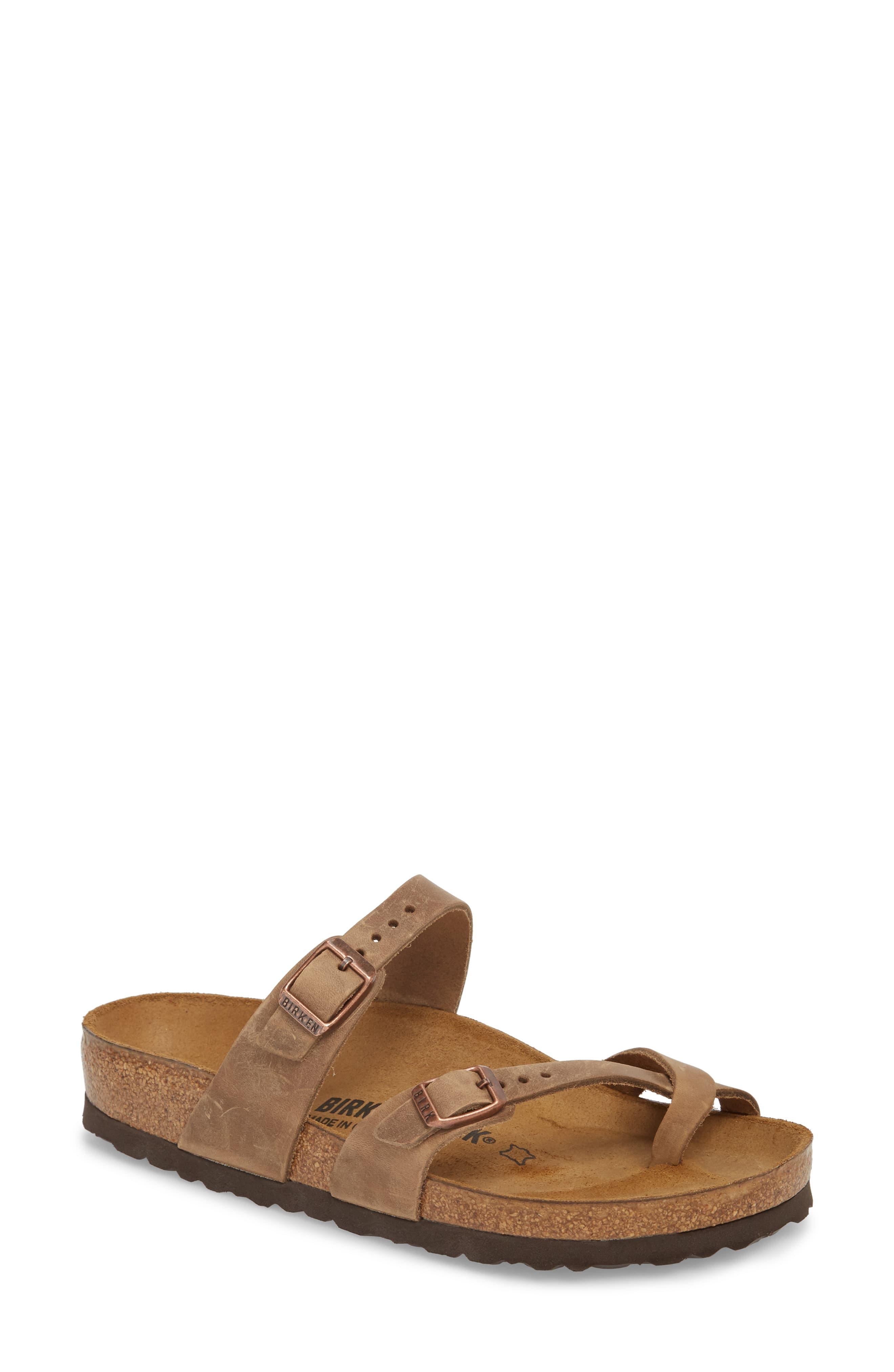 Birkenstock Leather Mayari in Brown - Save 36% - Lyst