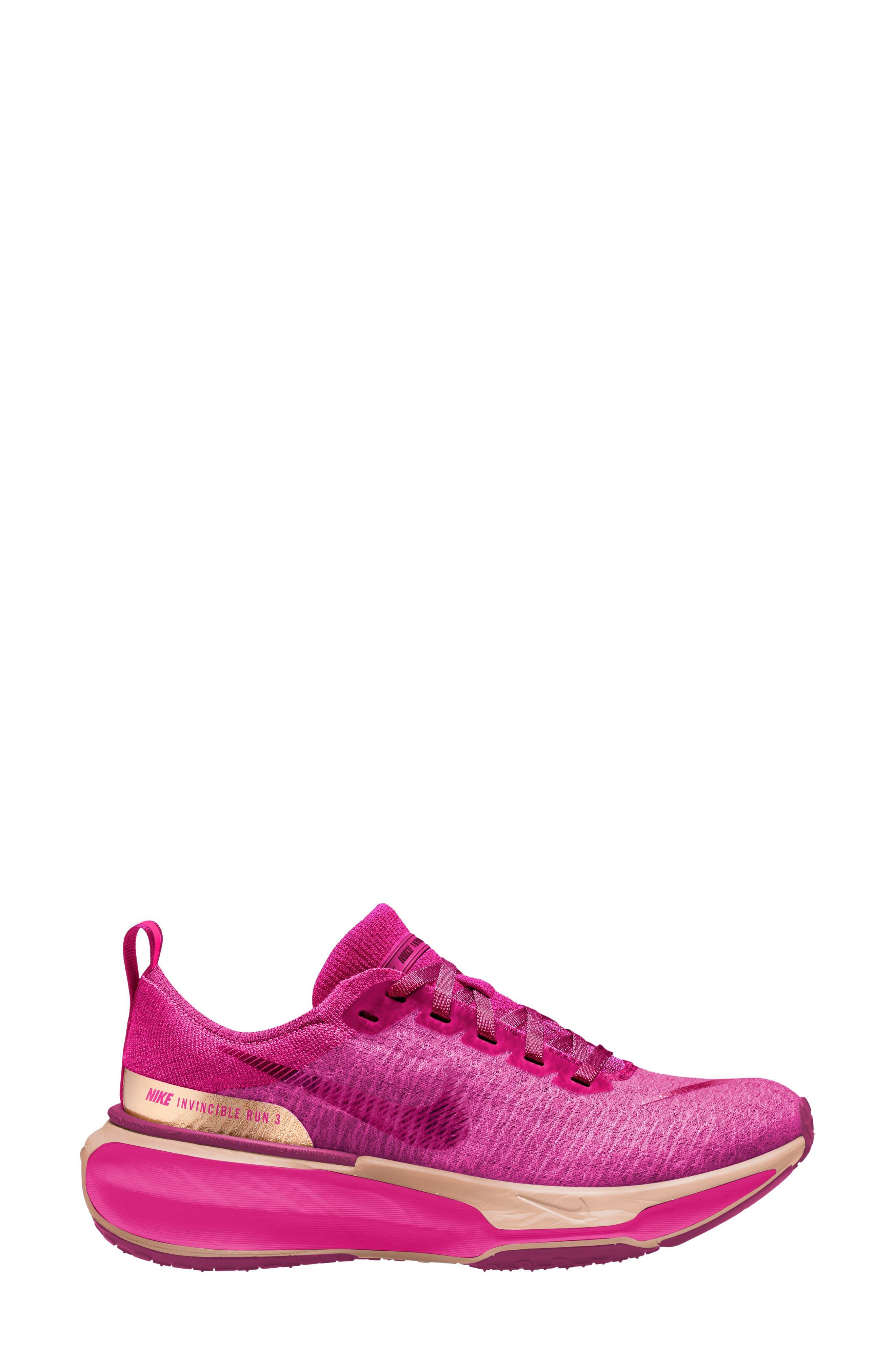 Nike Zoomx Invincible Run 3 Running Shoe in Pink | Lyst