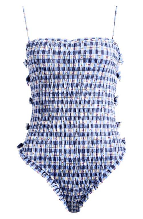 Damson madder ワンピース Damson Madder Tashi One-Piece Swimsuit | Anthropologie